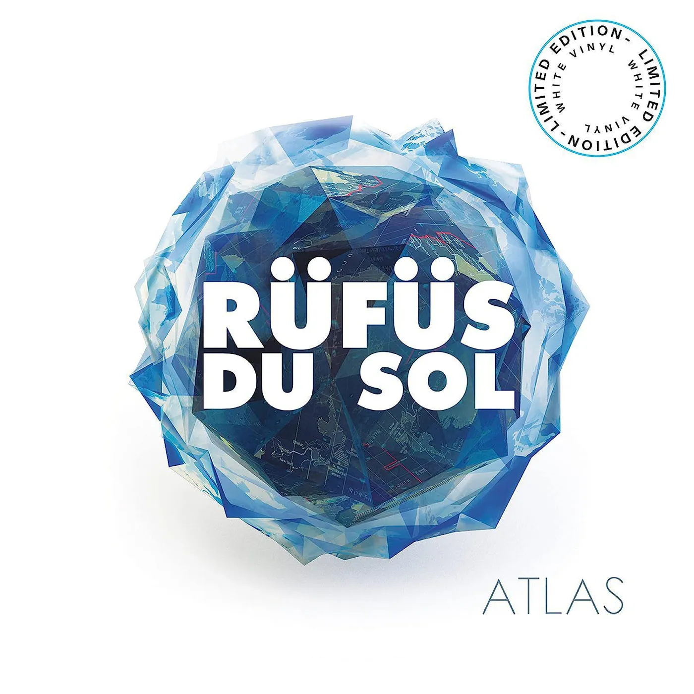 RÜFÜS DU SOL Atlas Vinyl (2LP/White) Record