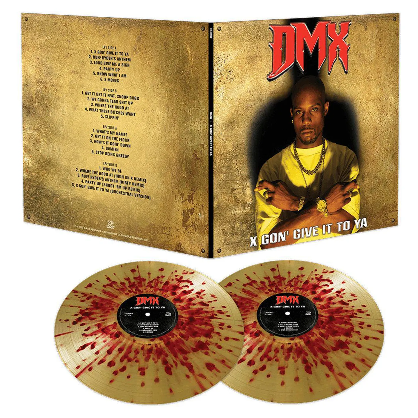 DMX X Gon' Give It To Ya - (2LP/Gold/Red Splatter) Vinyl Record