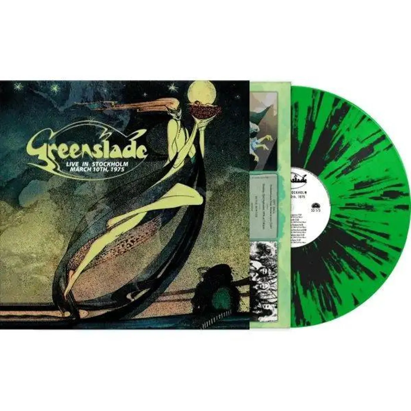 Greenslade Live In Stockholm (Green Splatter) Vinyl Record