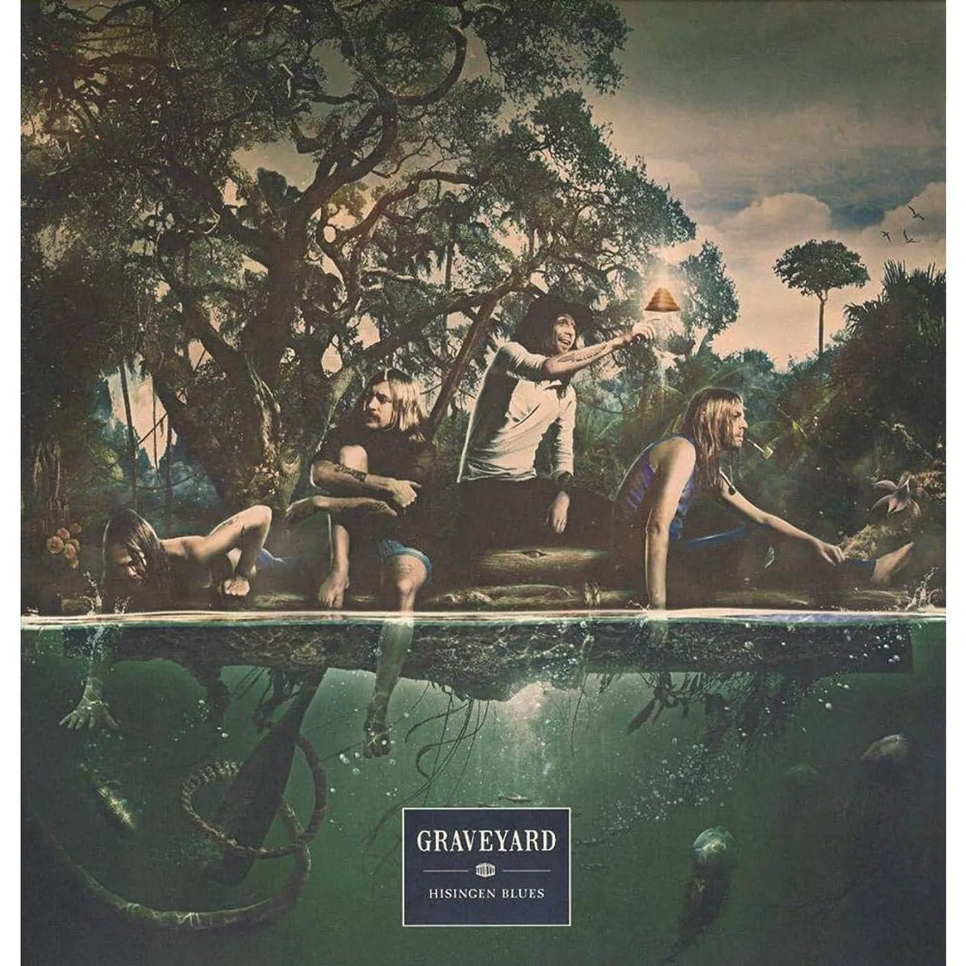 Graveyard Hisingen Blues - Yellow Vinyl Record