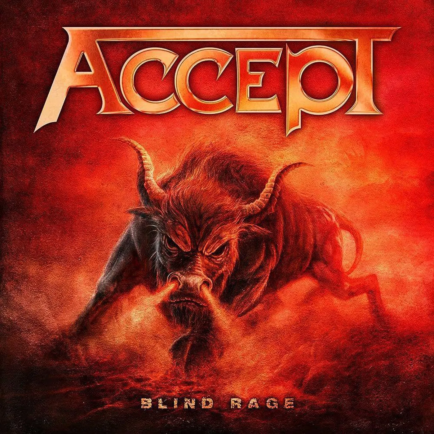 Accept Blind Rage - Neon Orange Vinyl Record