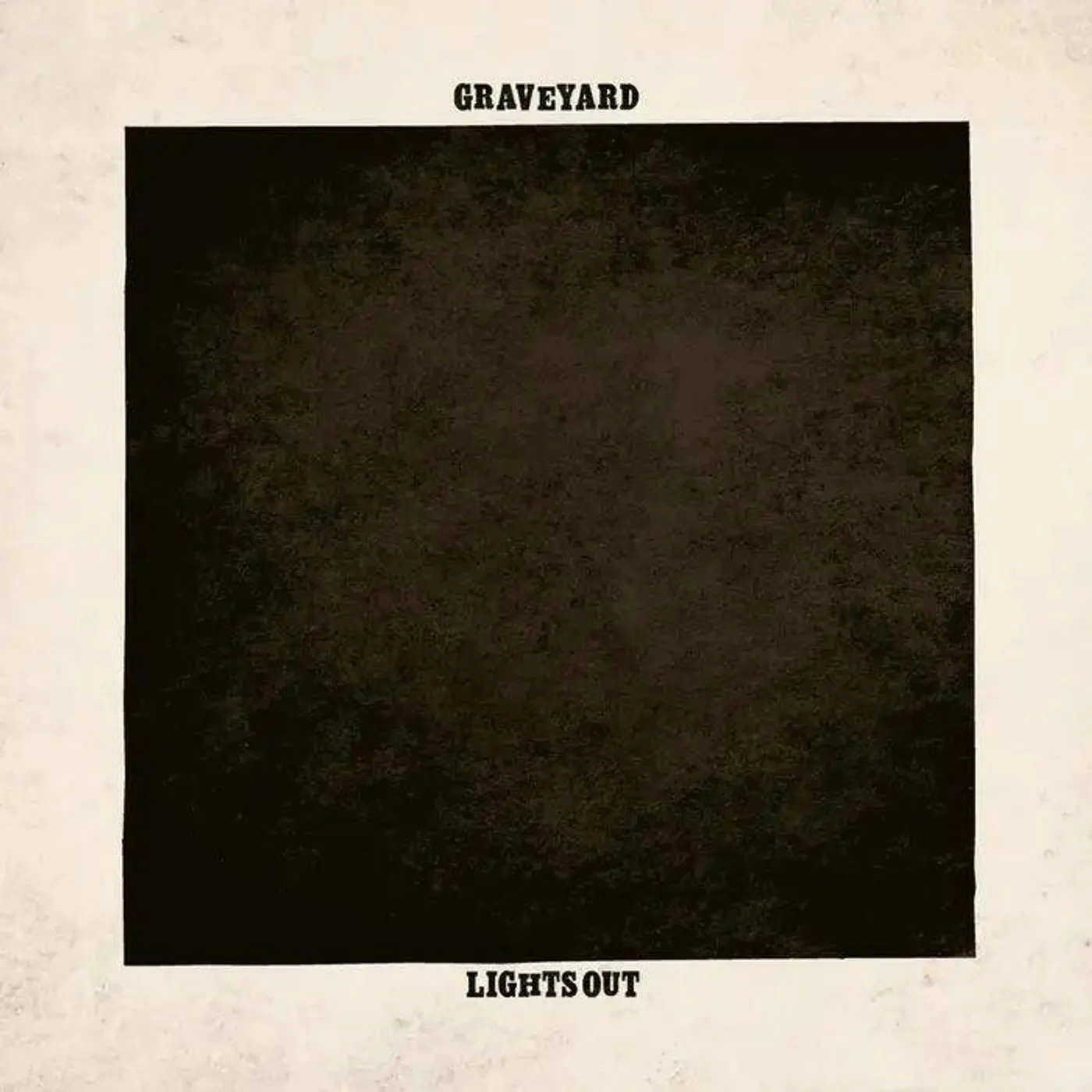 Graveyard Lights Out - Black & White Split Vinyl Record