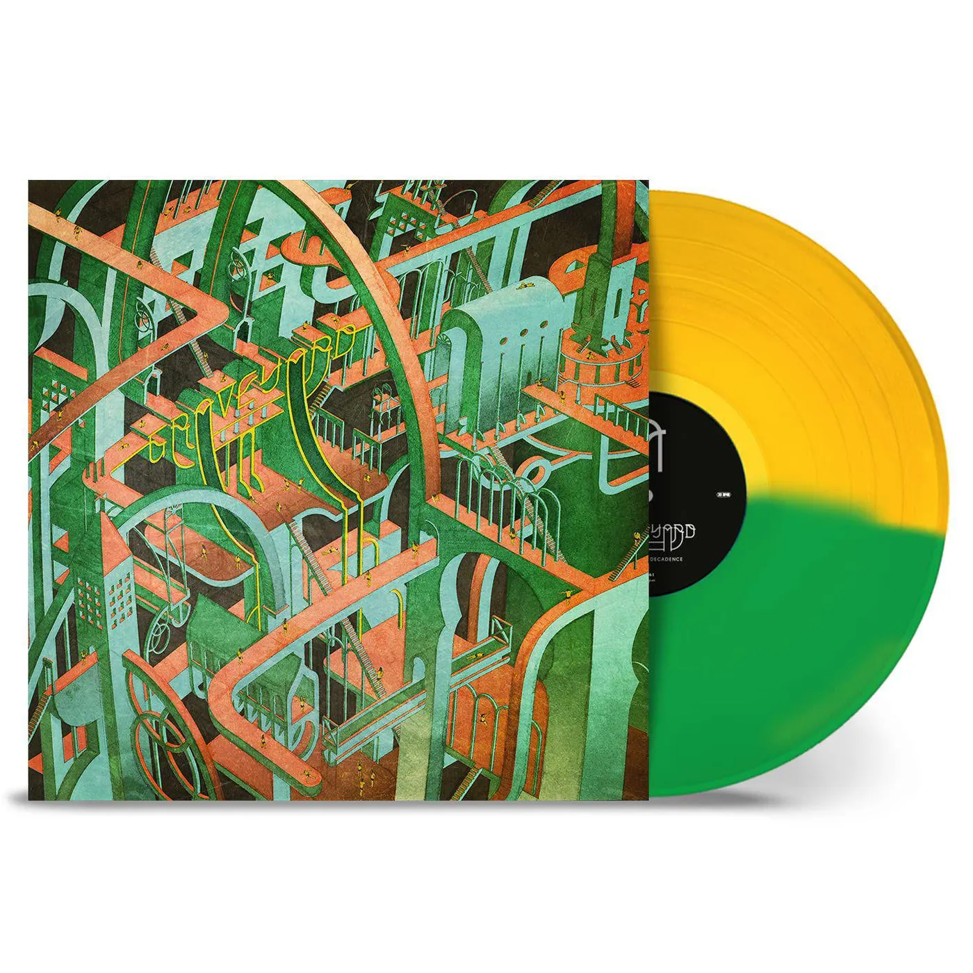 Graveyard Innocence & Decadence - Green & Orange Split Vinyl Record