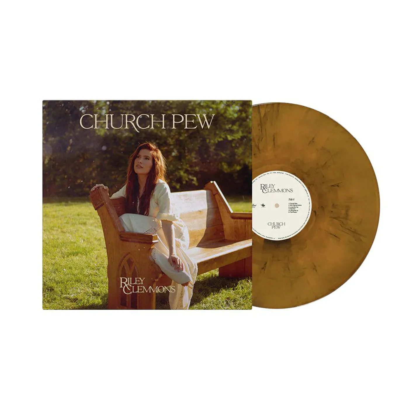 Riley Clemmons Church Pew (Brown) Vinyl Record