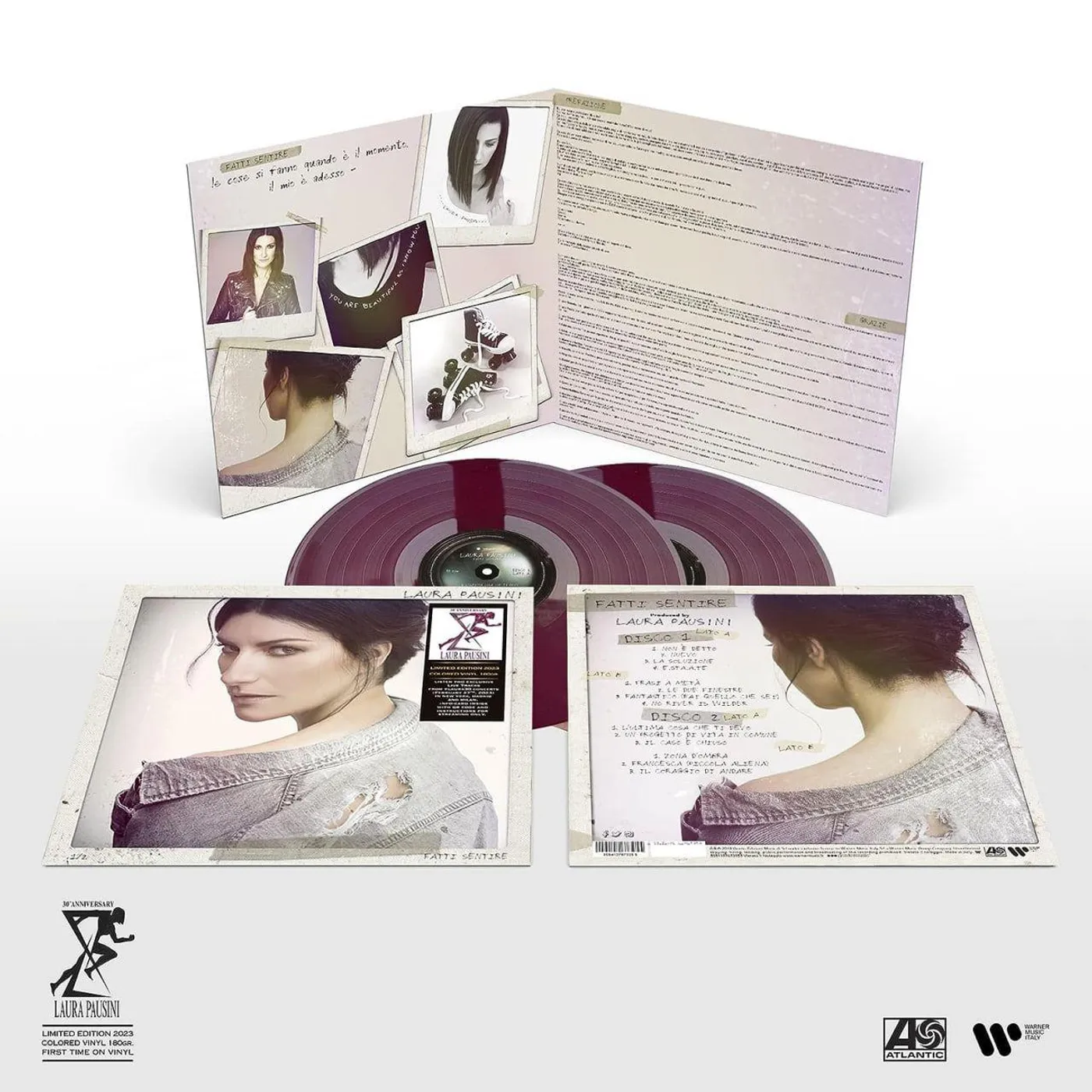 Laura Pausini Fatti Sentire (Ltd Numbered 180gm Bourdeaux Colored) Vinyl Record