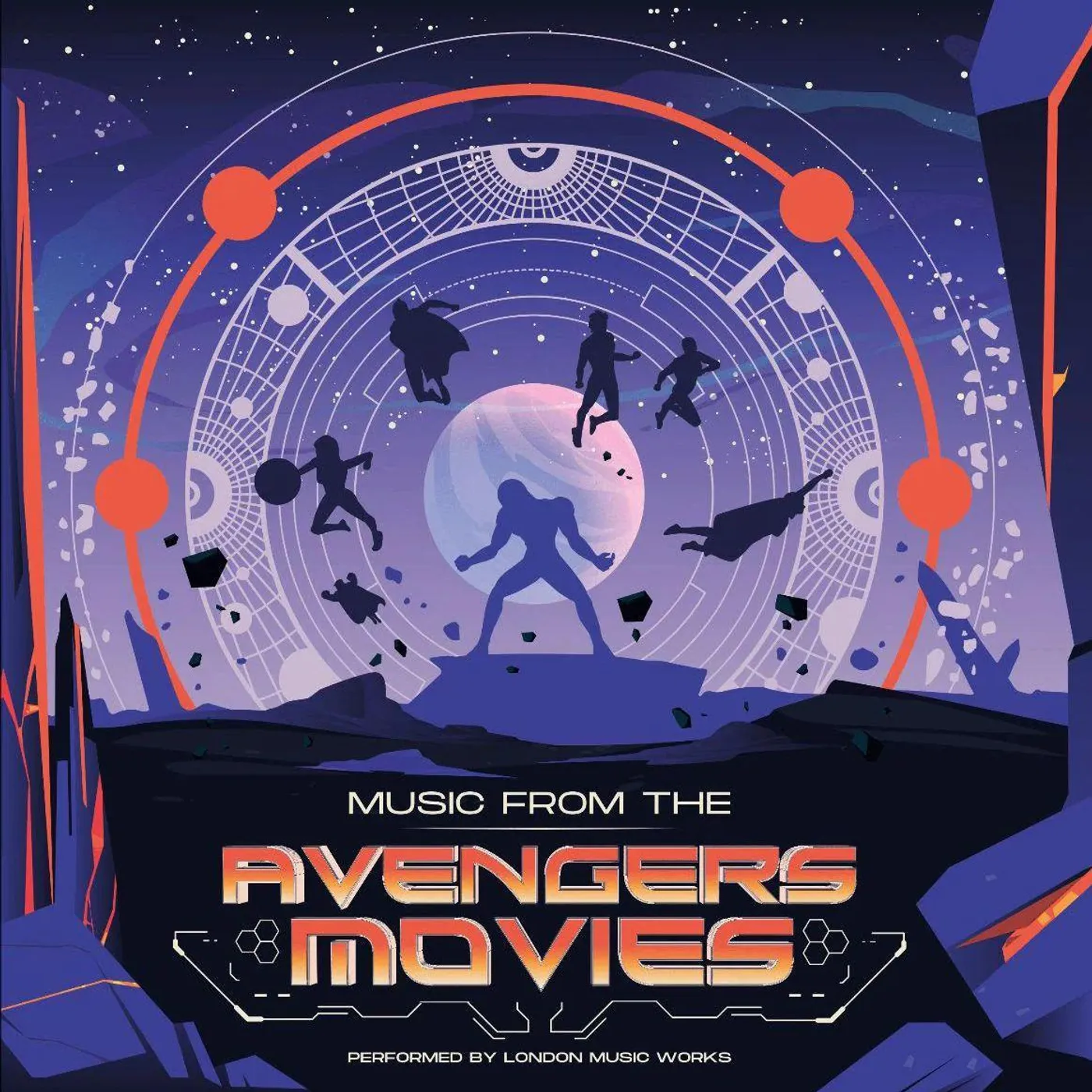 London Music Works Music From The Avengers Movies Vinyl Record