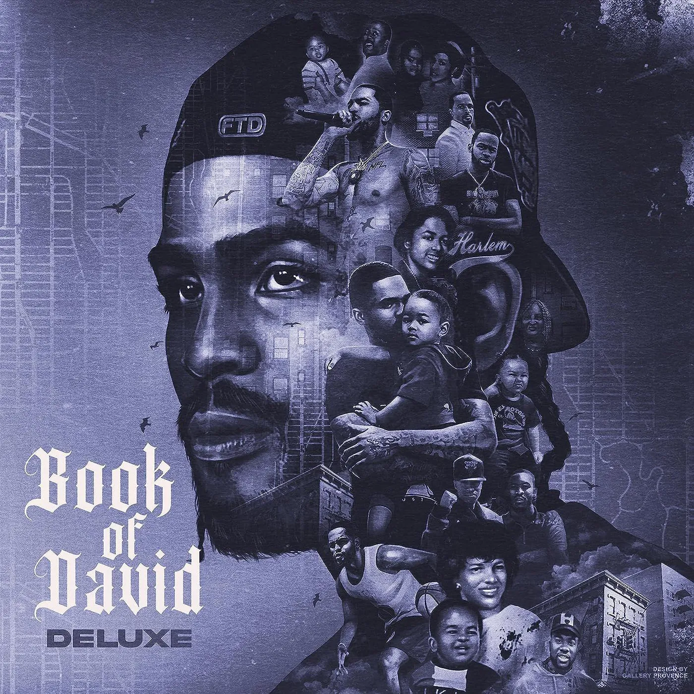 Dave East Book Of David (Deluxe Edition/White/Blue) Vinyl Record