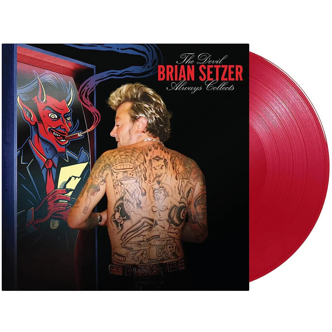 Brian Setzer Devil Always Collects Vinyl Record