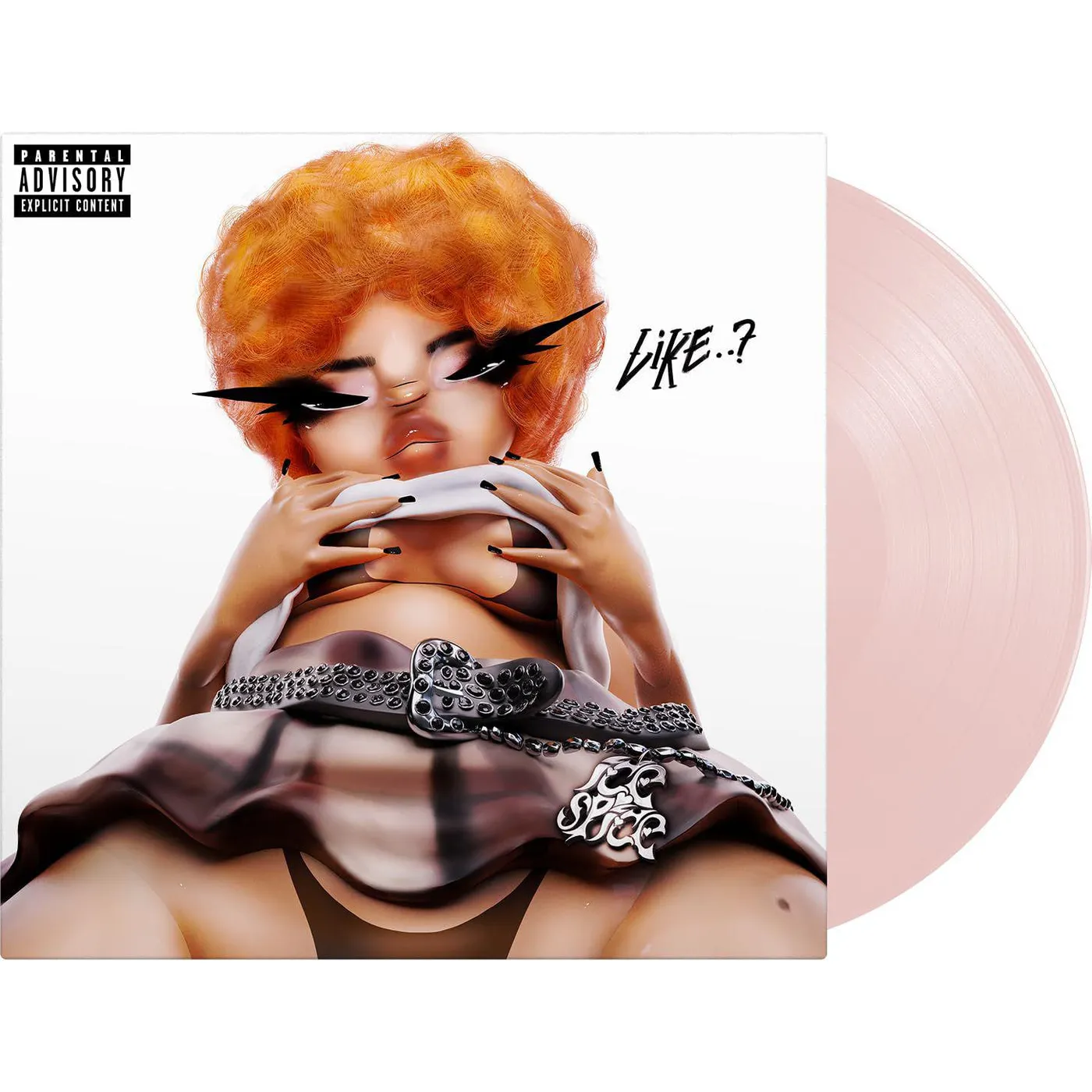 Ice Spice Like (Deluxe Baby Pink/Explicit Content) Vinyl Record