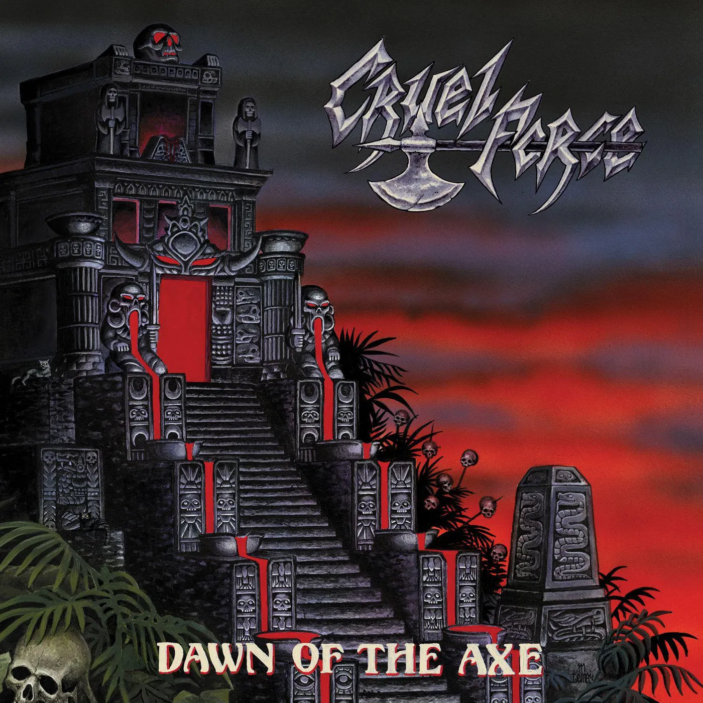 Cruel Force DAWN OF THE AXE Vinyl Record