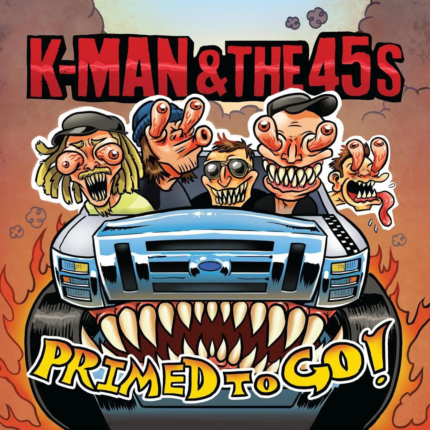 K-Man & The 45s Primed To Go Vinyl Record