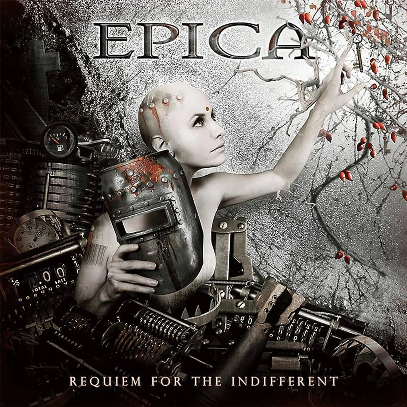 Epica Requiem For The Indifferent (Transparent Red) Vinyl Record