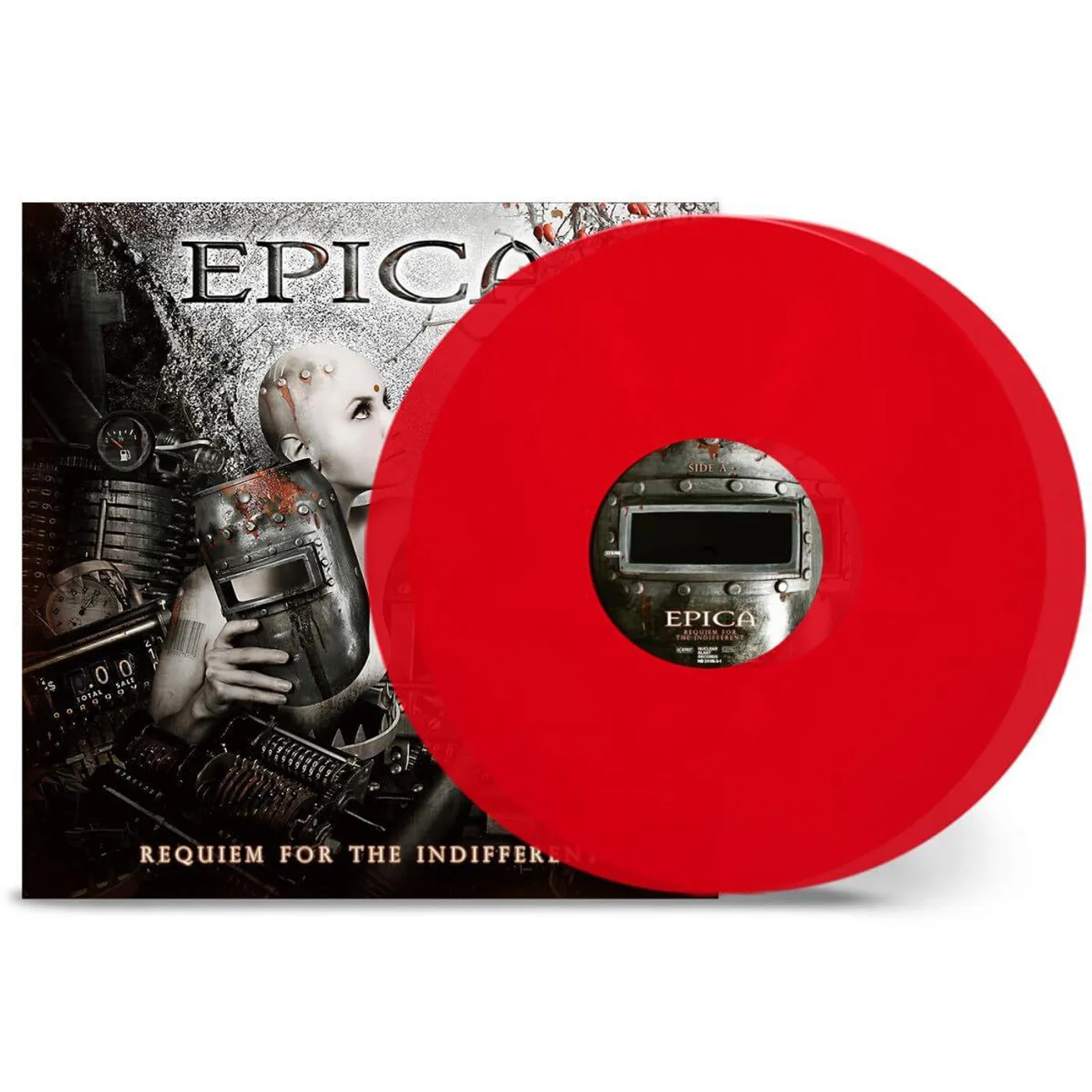 Epica Requiem For The Indifferent (Transparent Red) Vinyl Record