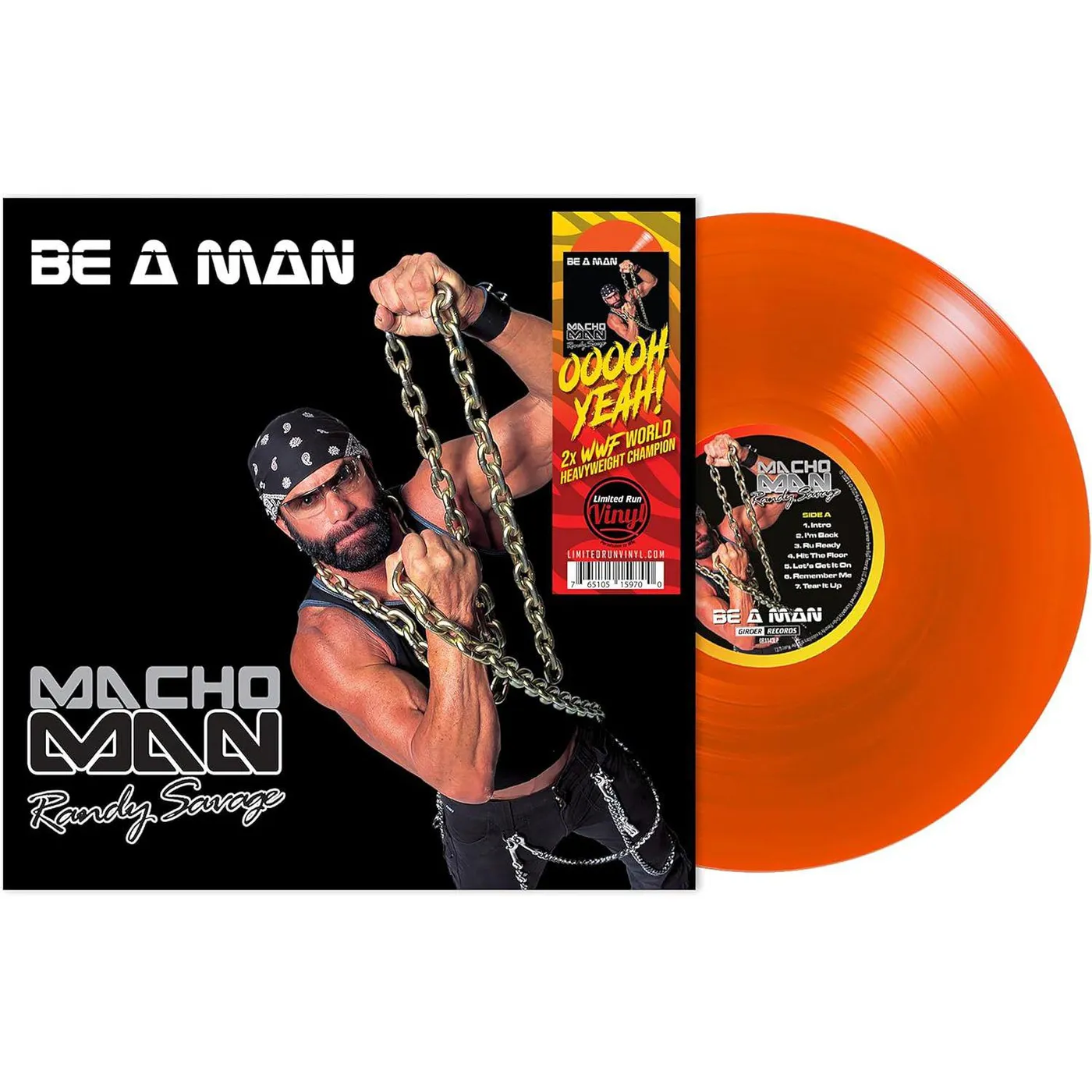Macho Man Randy Savage Be a Man Vinyl Record
