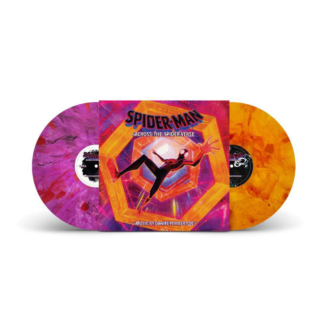 Daniel Pemberton Spider-Man: Across the Spider-Verse (2LP/Original Score)[Booklet/Orange & Purple] Vinyl Record
