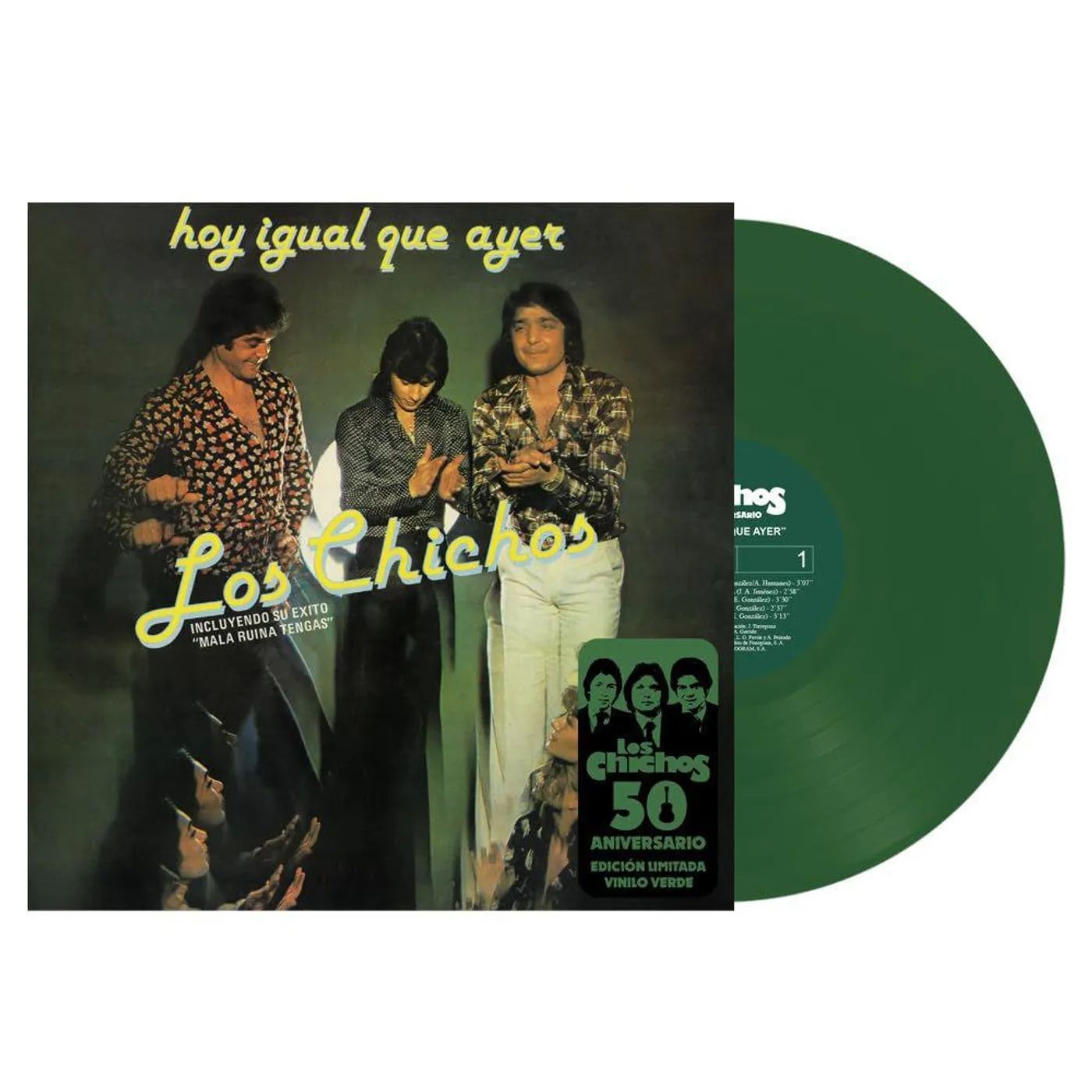Los Chichos Hoy Igual Que Ayer (50th Anniversary / Green) Vinyl Record