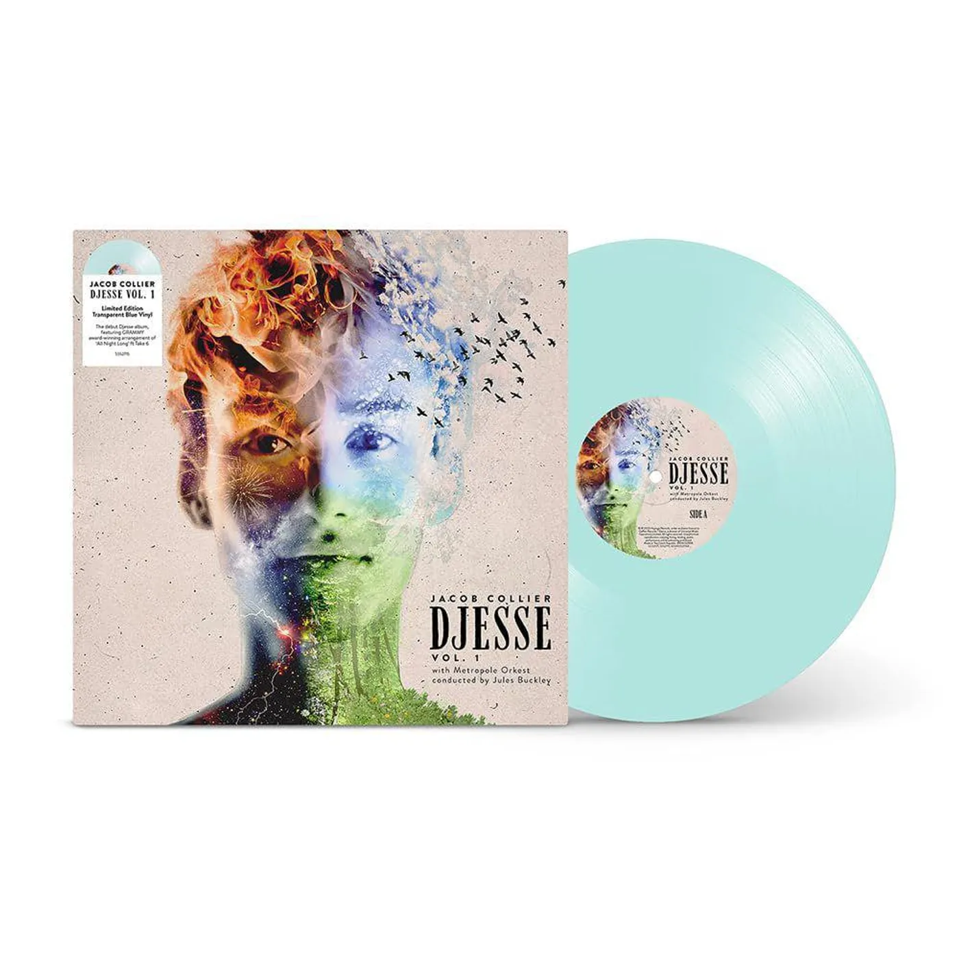 Jacob Collier Djesse Vol 1 (Clear Light Blue) Vinyl Record
