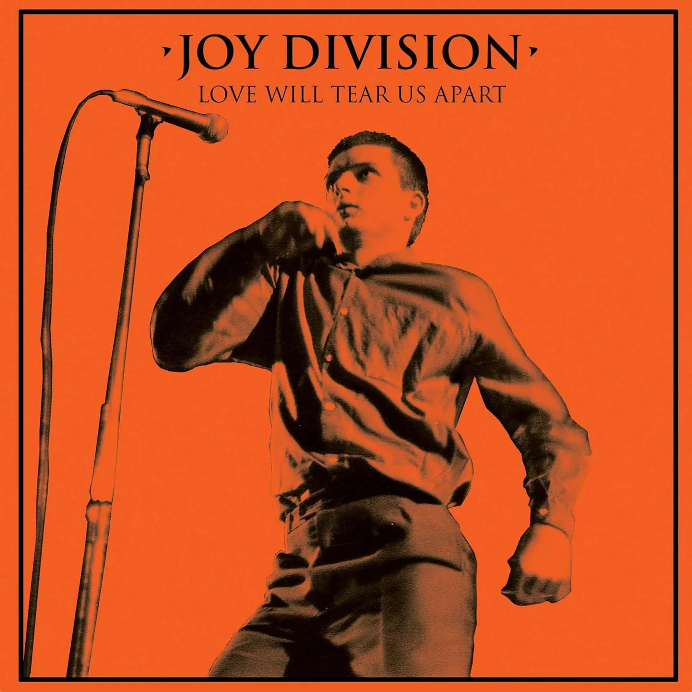 Joy Division Love Will Tear Us Apart (Orange/Black Splatter) Vinyl Record