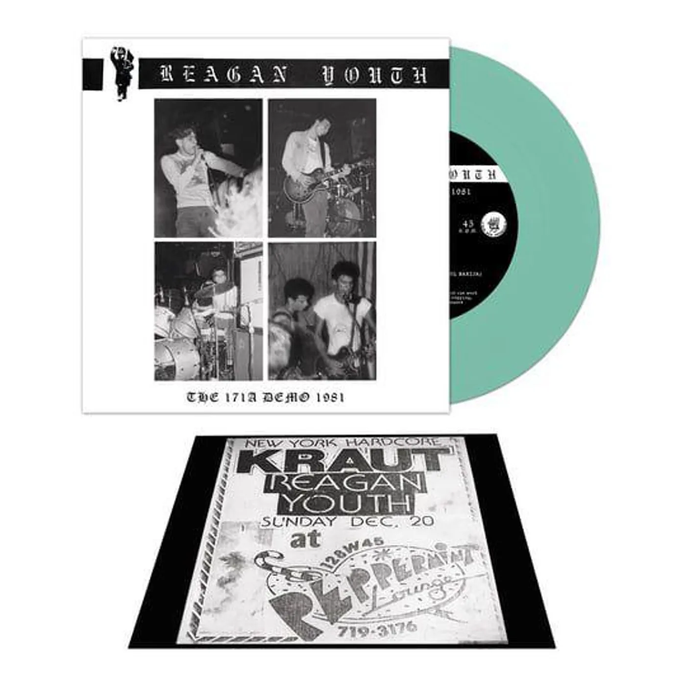 Reagan Youth 171a Demo 1981 - Coke Bottle Green Vinyl Record