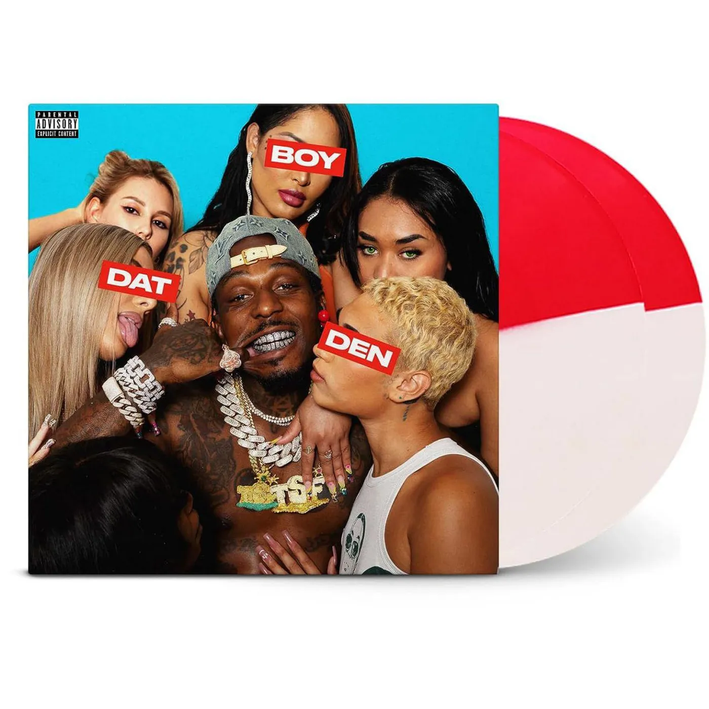 Sauce Walka Dat Boy Den (Red, White) Vinyl Record