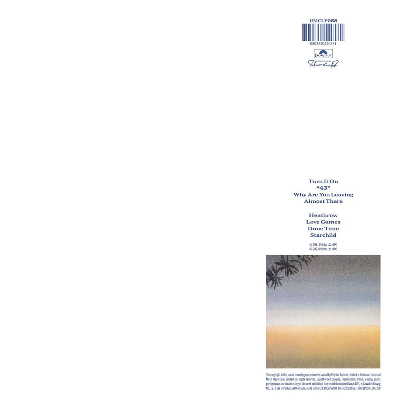 Level 42 S/T  Vinyl Record