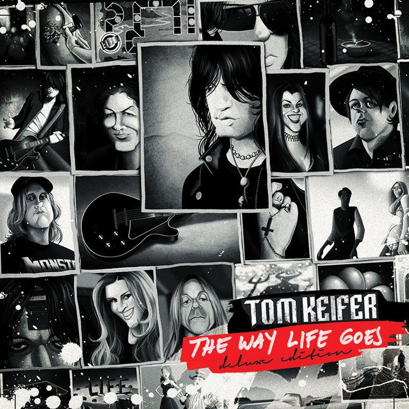 Tom Keifer Way Life Goes (2LP/Red/Black/White Splatter) Vinyl Record
