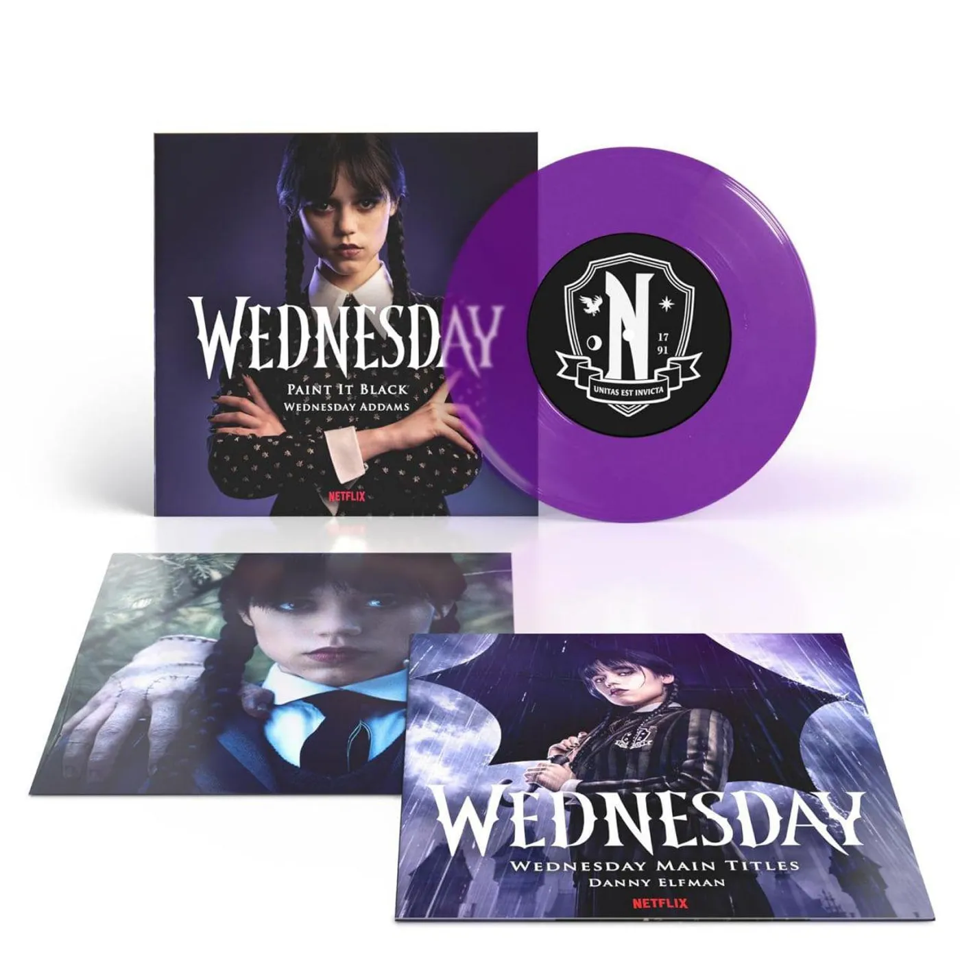 Wednesday Addams WEDNESDAY - PAINT IT BLACK / MAIN TITLES Vinyl Record