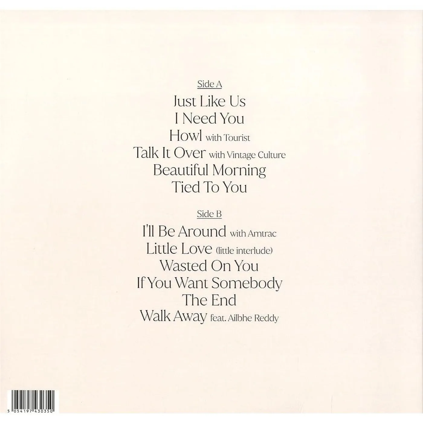 Elderbrook LITTLE LOVE Vinyl Record