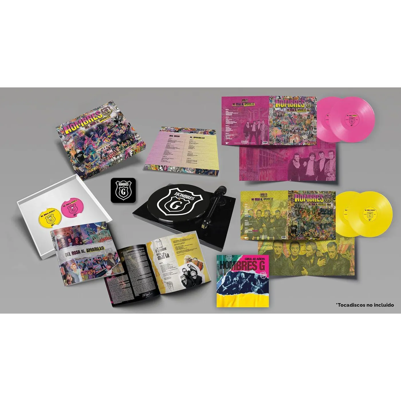 Hombres G Del Rosa Al Amarillo Box Set (Vinyl)