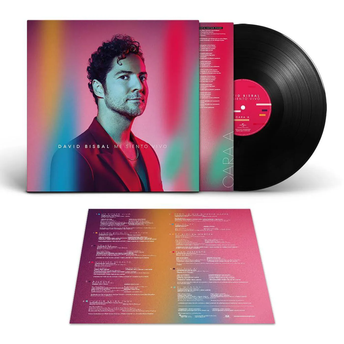 David Bisbal ME SIENTO VIVO Vinyl Record