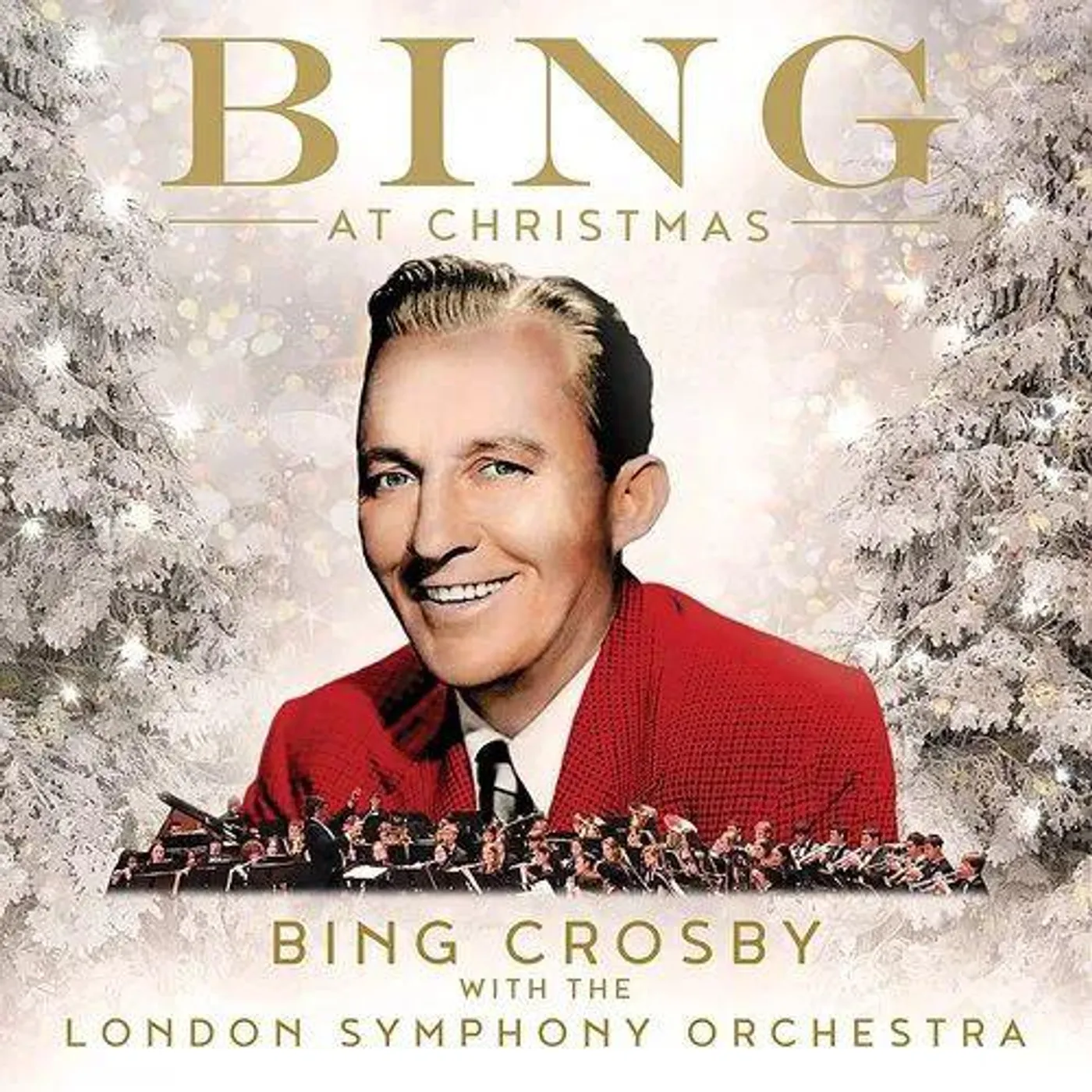 Bing Crosby Bing At Christmas (Gold Speckle) Vinyl Record