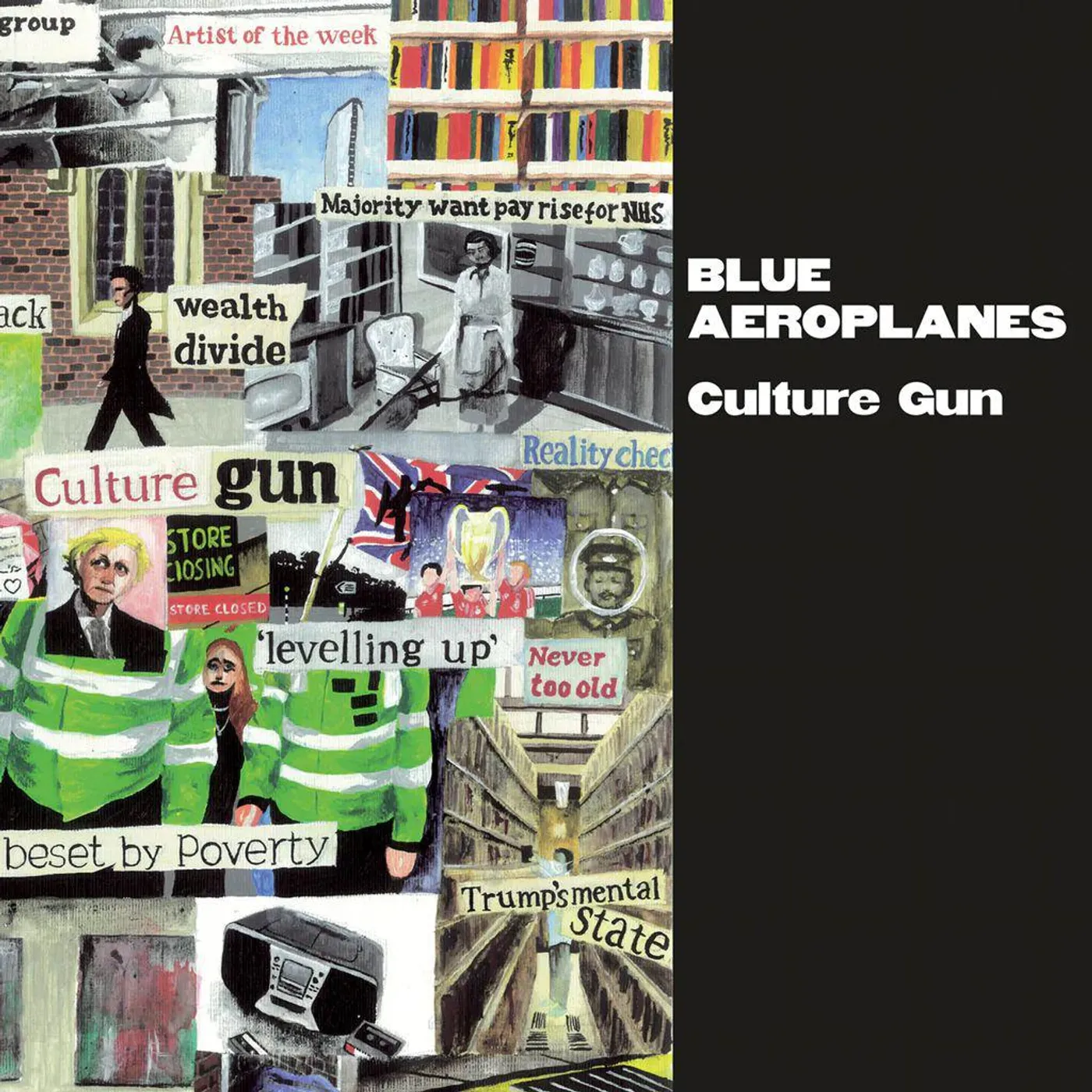 The Blue Aeroplanes CULTURE GUN Vinyl Record