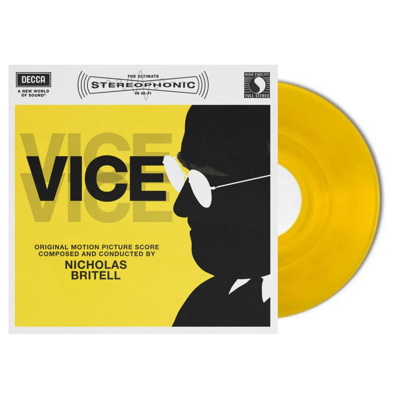 Nicholas Britell VICE - Original Soundtrack (Yellow) Vinyl Record
