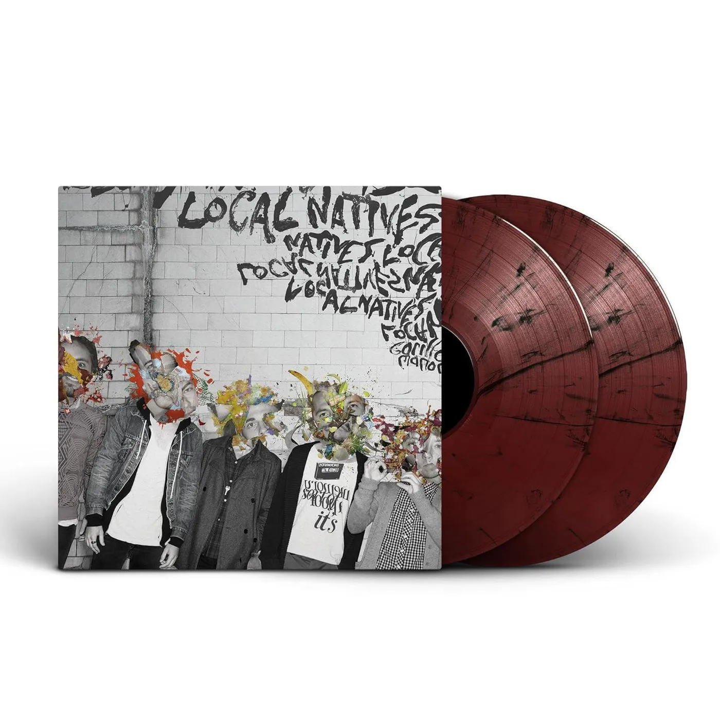 Local Natives Gorilla Manor (Maroon) Vinyl Record