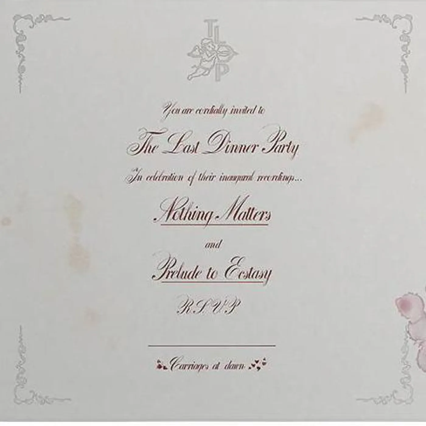 The Last Dinner Party  Nothing Matters Vinyl Record