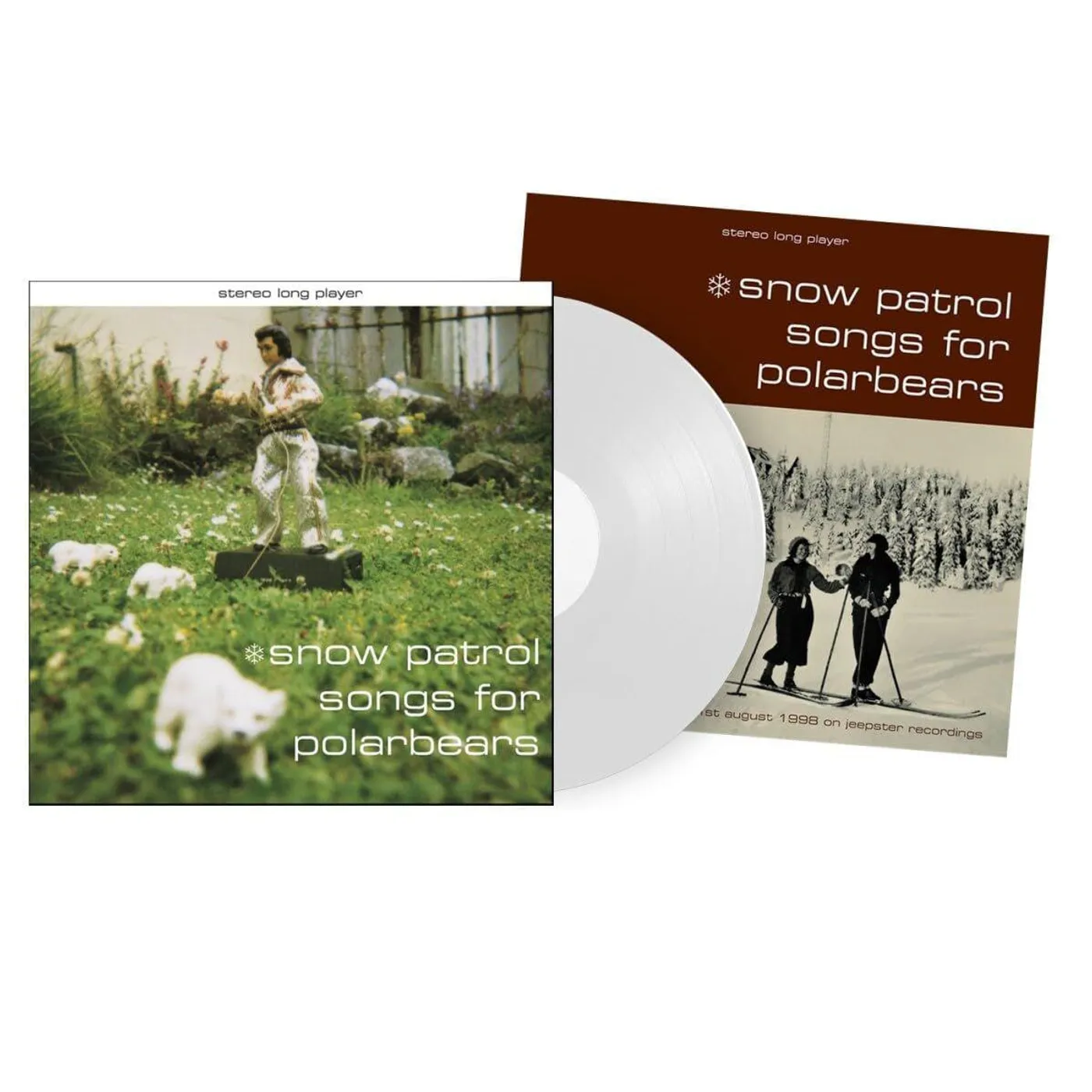 Snow Patrol Songs For Polar Bears: 25th Anniversary (White On Clear Splatter) Vinyl Record