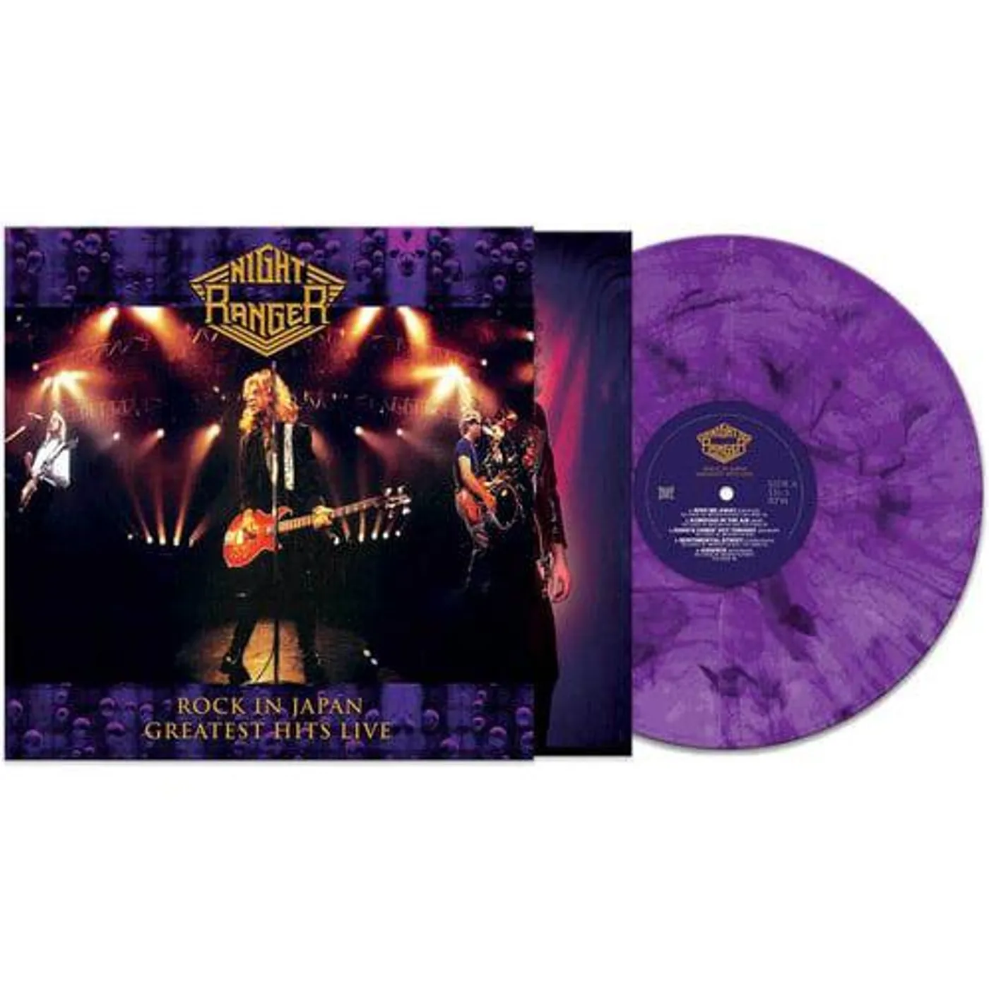 Night Ranger Rock In Japan - Greatest Hits Live (Purple Haze) Vinyl Record