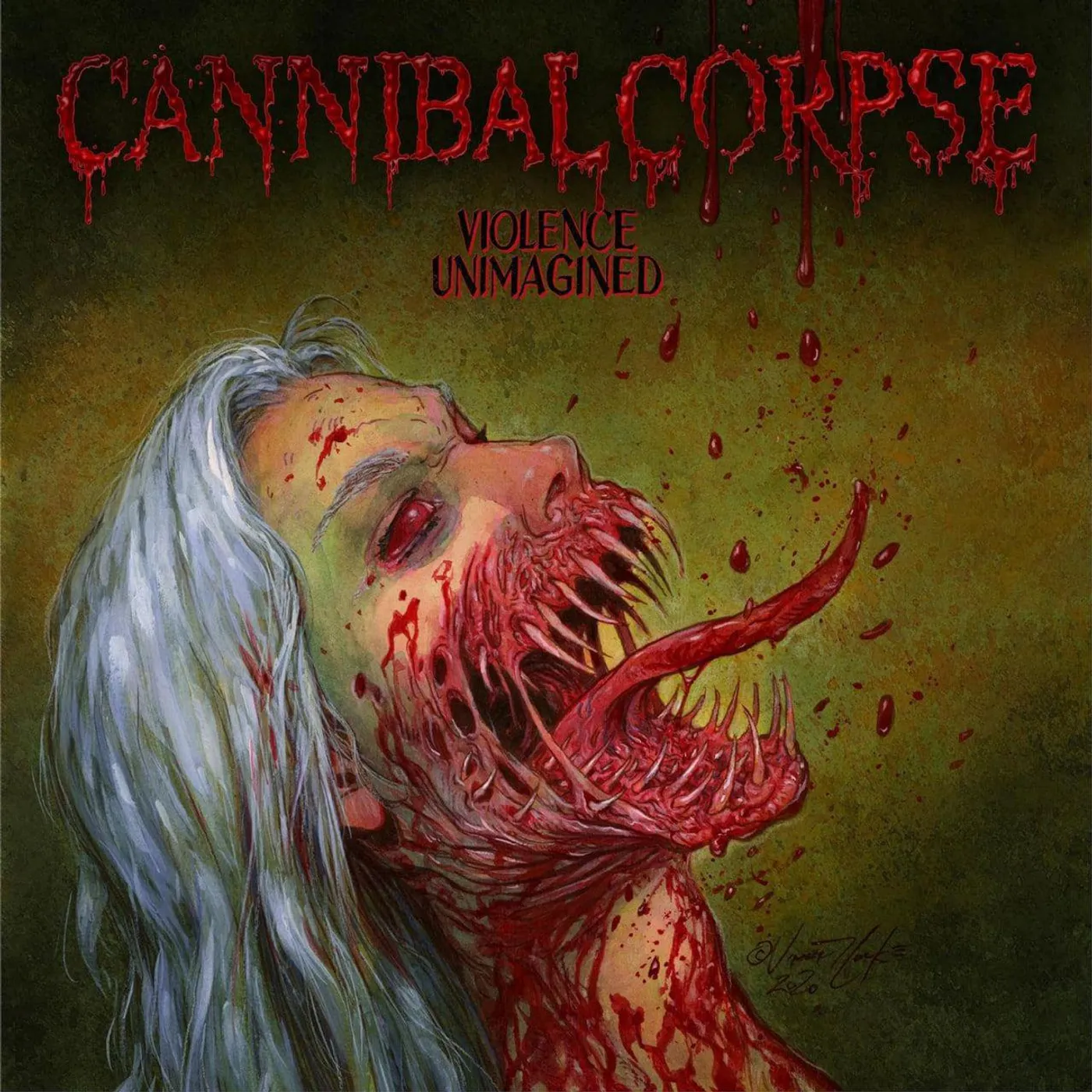 Cannibal Corpse Violence Unimagined (Blue) Vinyl Record