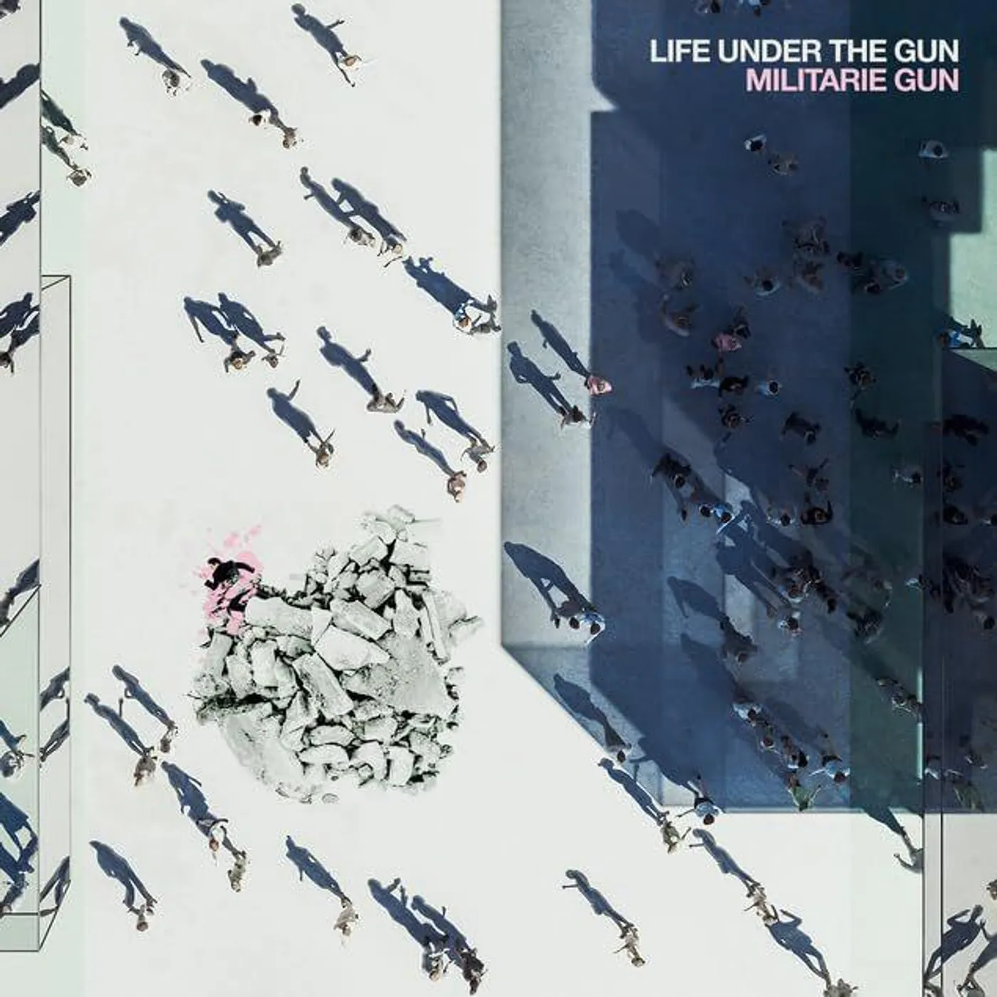 Militarie Gun Life Under The Gun (Blue) Vinyl Record