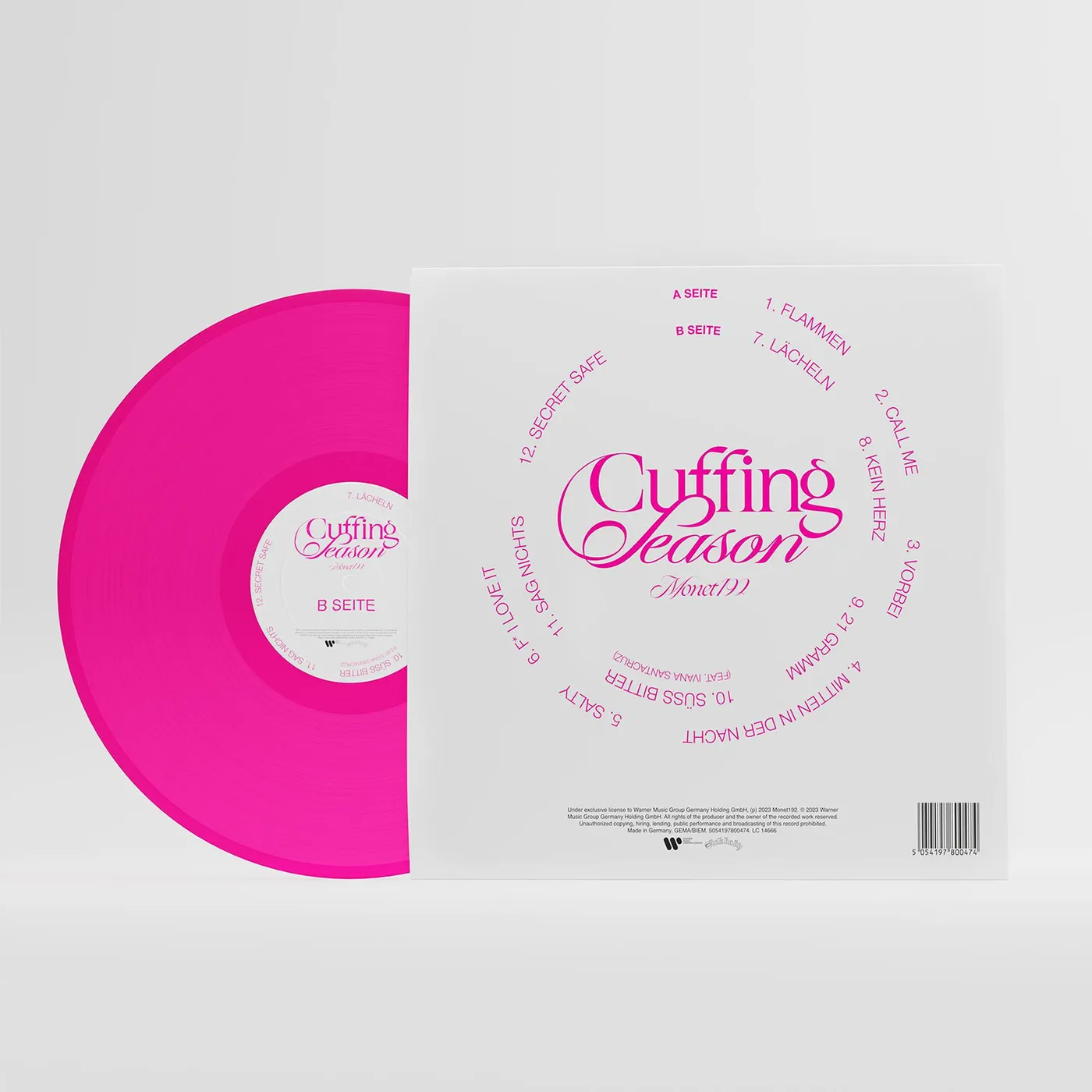 Monet192 CUFFING SEASON (Colored) Vinyl Record