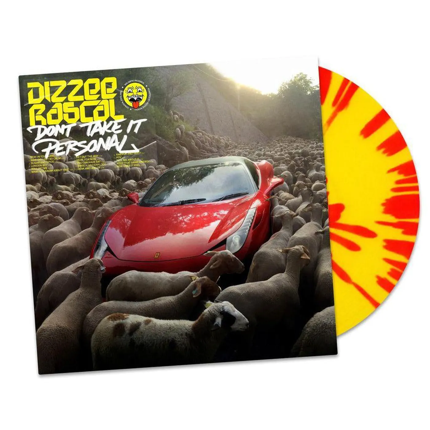 Dizzee Rascal Don't Take It Personal (Yellow & Red Splatter) Vinyl Record