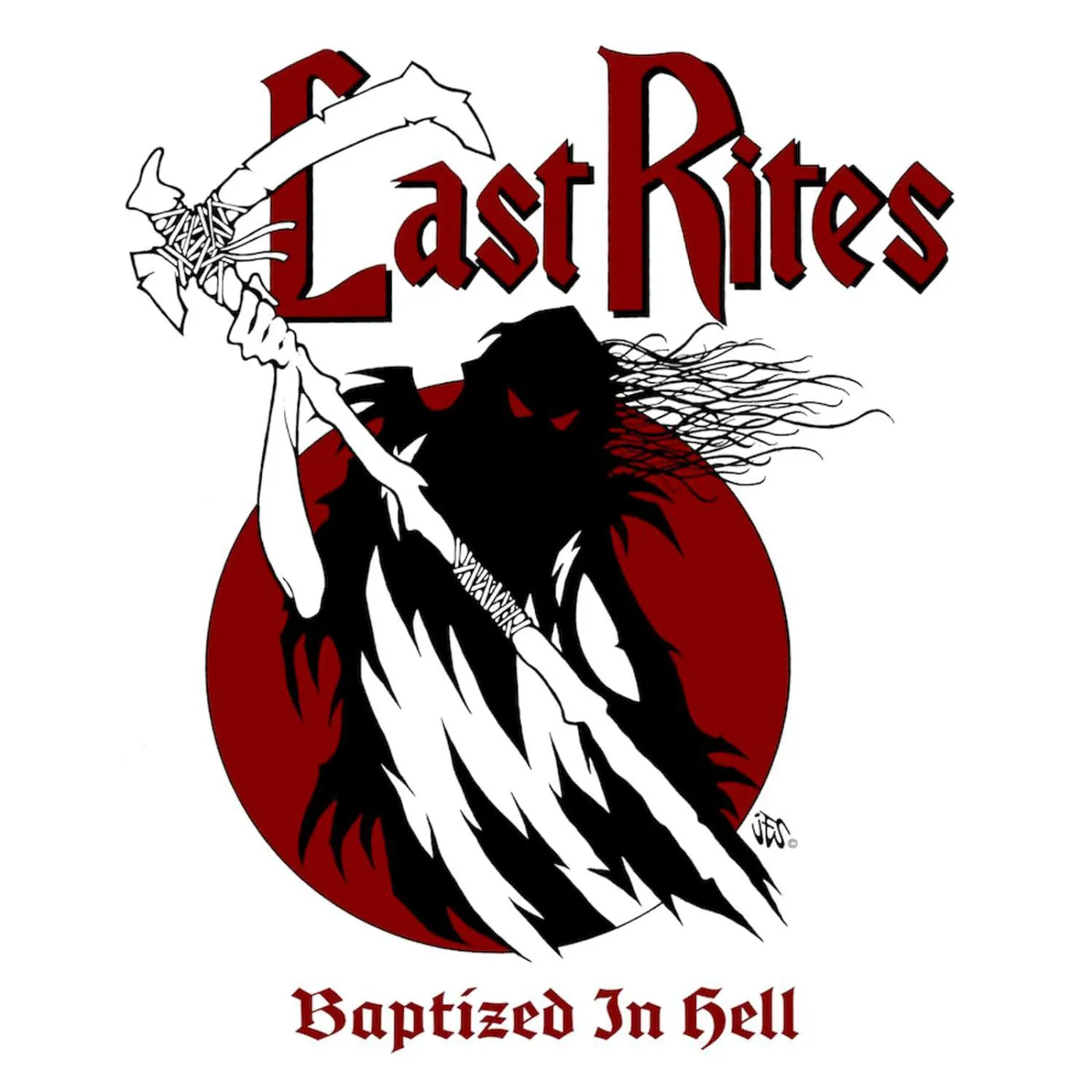 Last Rites Baptized In Hell Vinyl Record