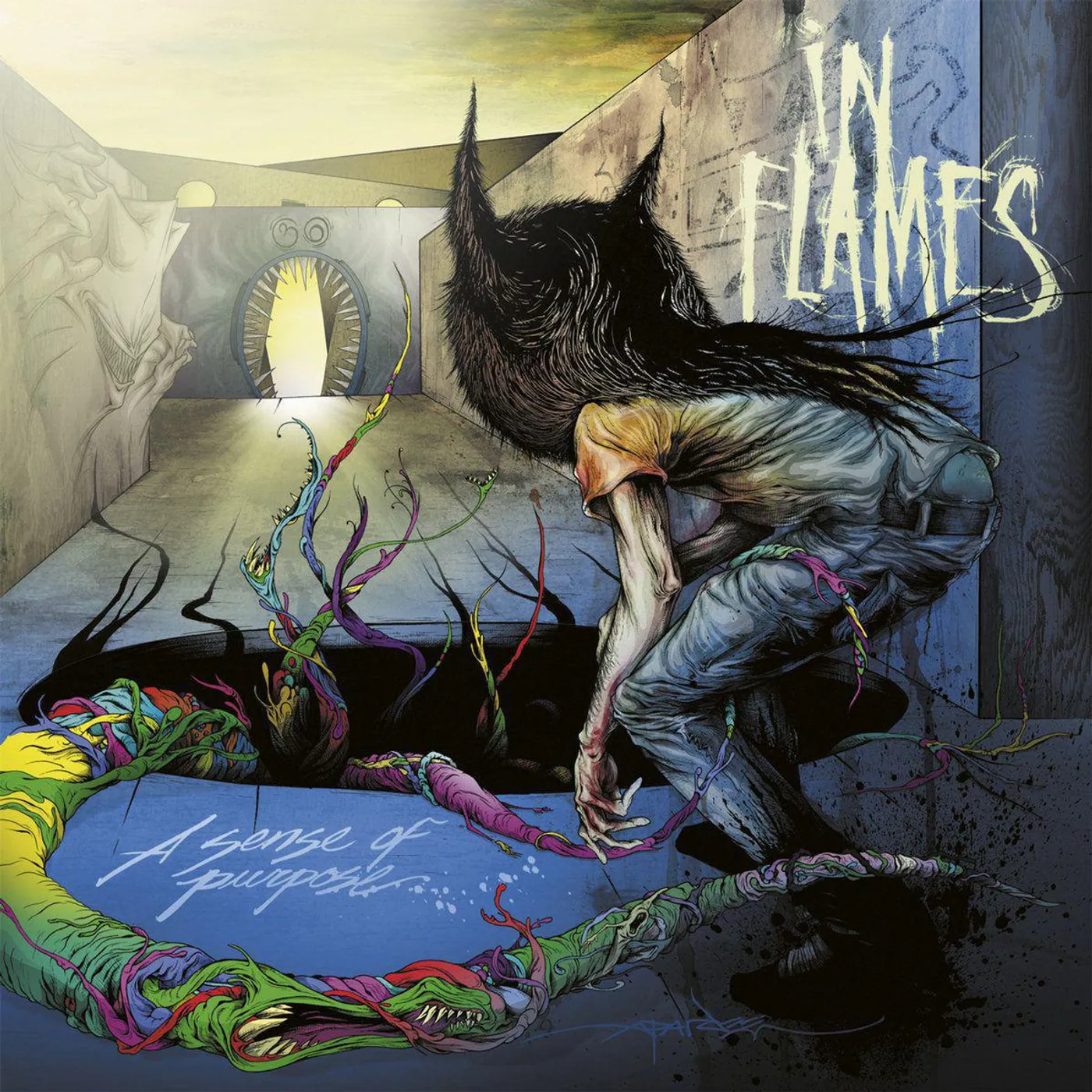 In Flames Sense Of Purpose (The Mirror's Truth Version) (Blue, Remastered) Vinyl Record