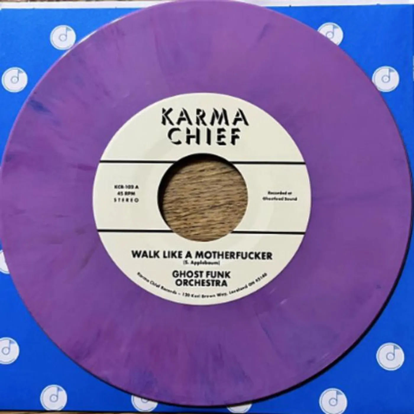 Ghost Funk Orchestra Walk Like A Motherfucker / Isaac Hayes Vinyl Record