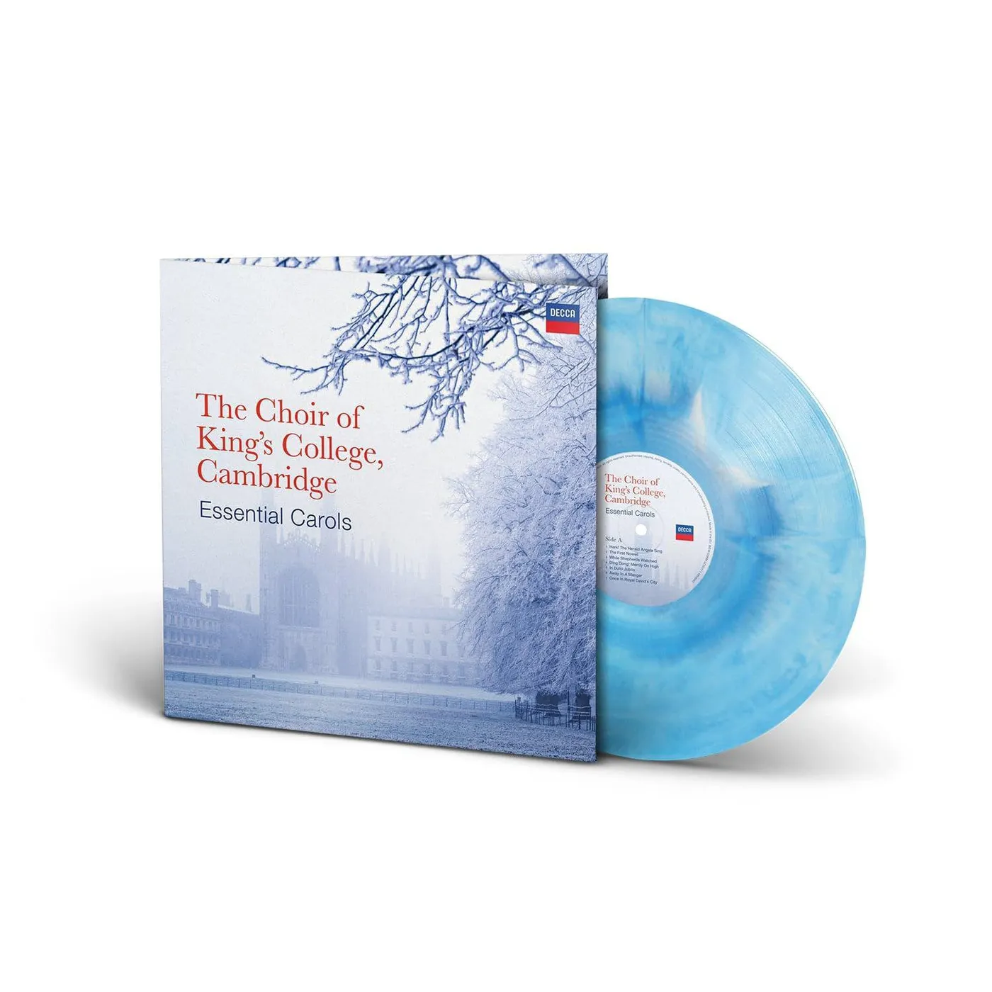 Choir of King's College, Cambridge Essential Carols: The Best Of (Limited/Blue/White) Vinyl Record