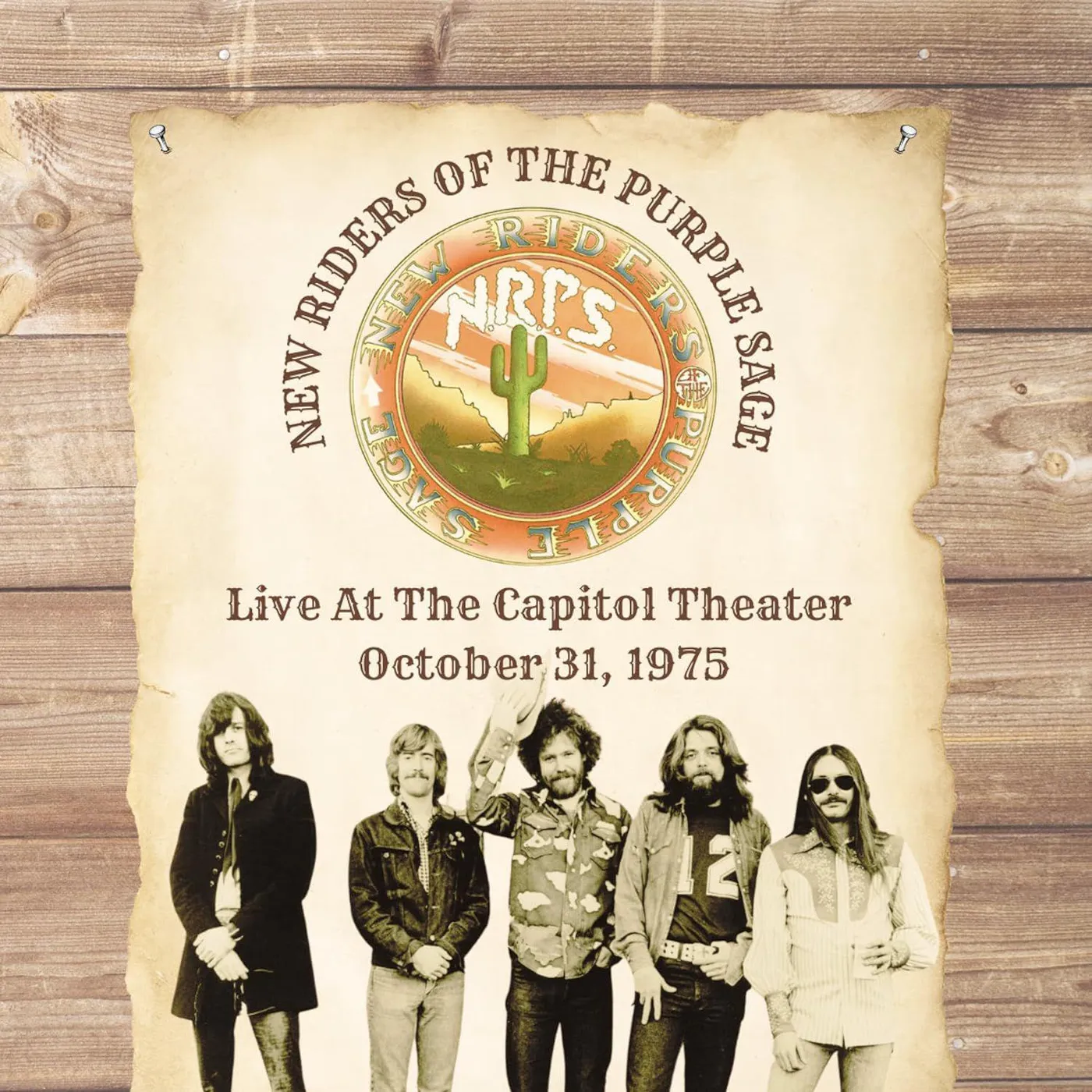 New Riders of the Purple Sage Live At The Capitol Theater October 31 1975 (180g/2LP/Cream) Vinyl Record