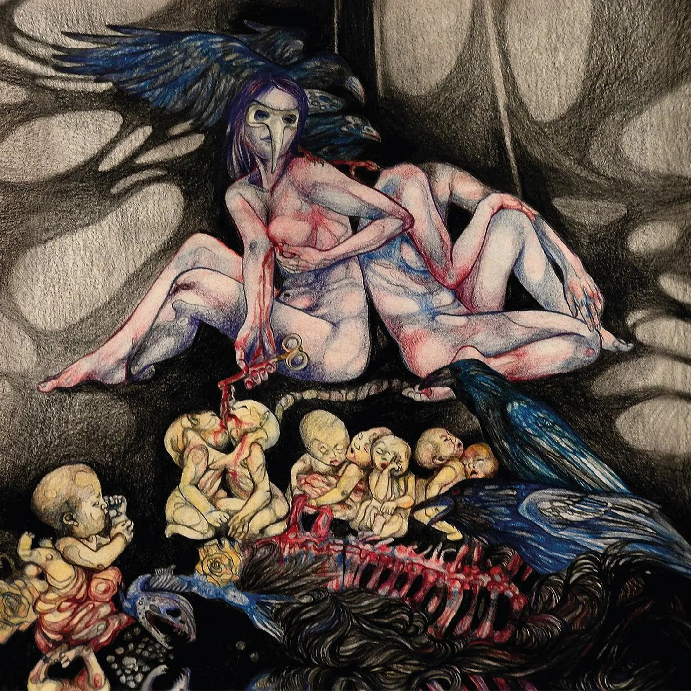 Arabs In Aspic Magic Of Sin (Transparent Orange & Black Marble) Vinyl Record