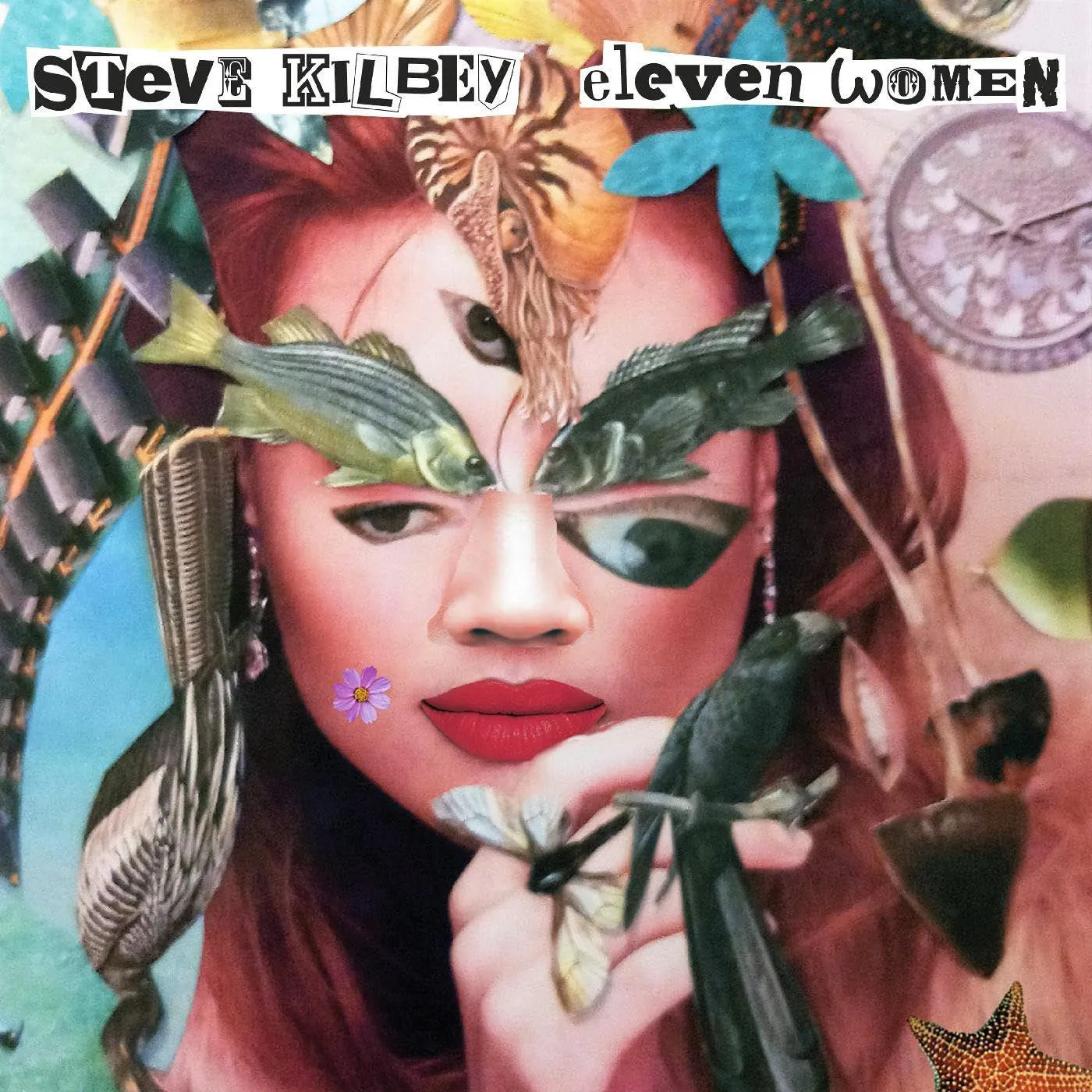 Steve Kilbey Eleven Women (Pink, Blue, Green Splatter)Vinyl Record