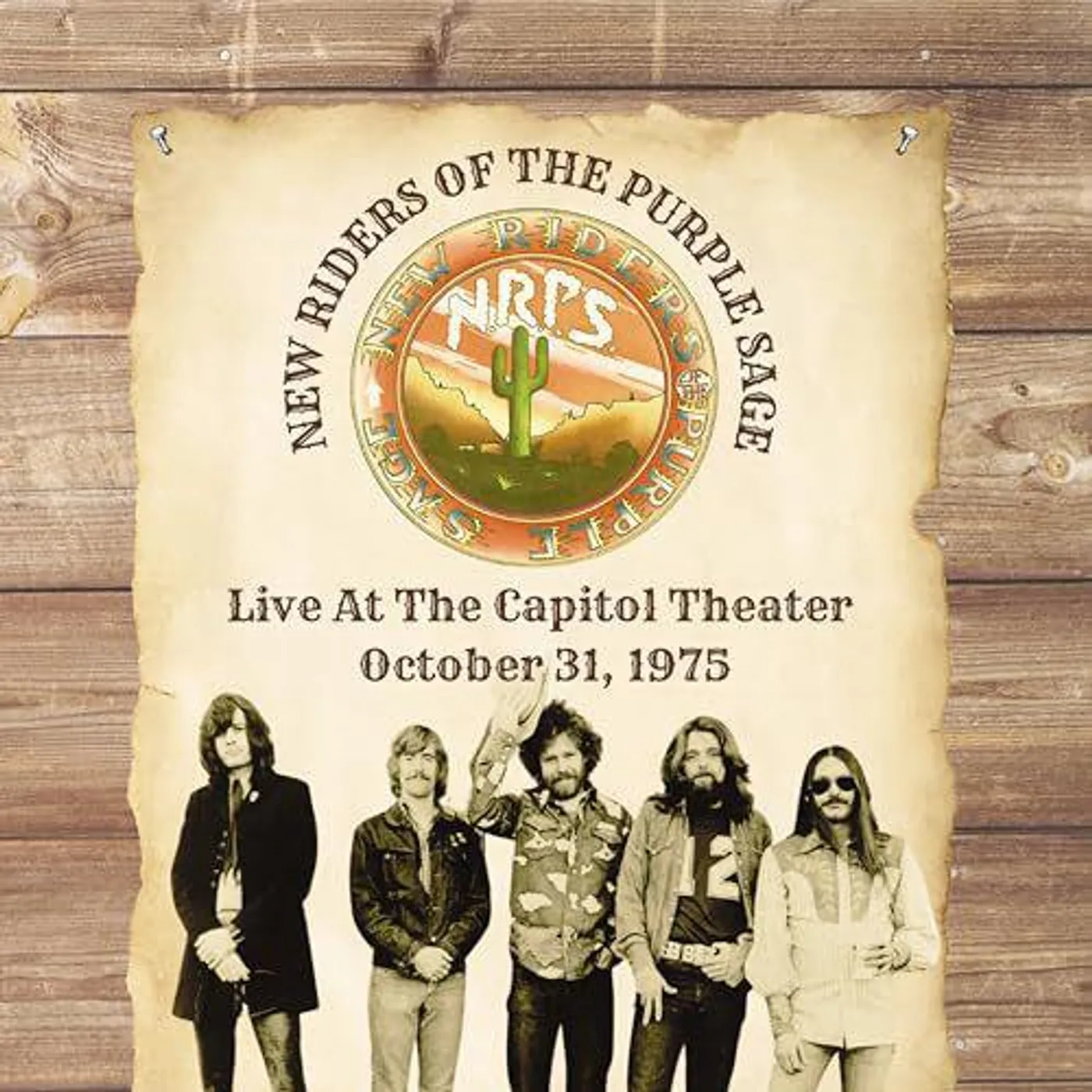 New Riders of the Purple Sage LIVE AT THE CAPITOL THEATER Vinyl Record