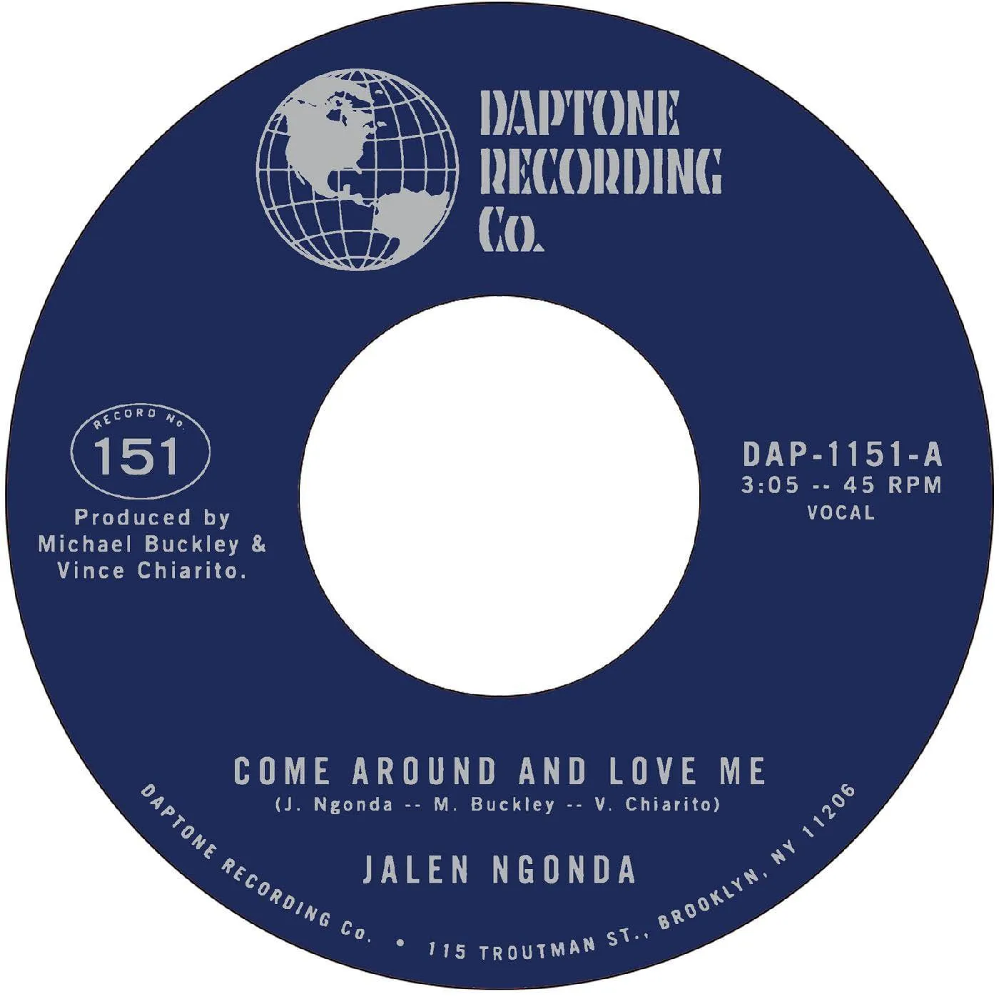 Jalen Ngonda Come Around And Love Me / What Is Left To Do (7" Single) Vinyl Record